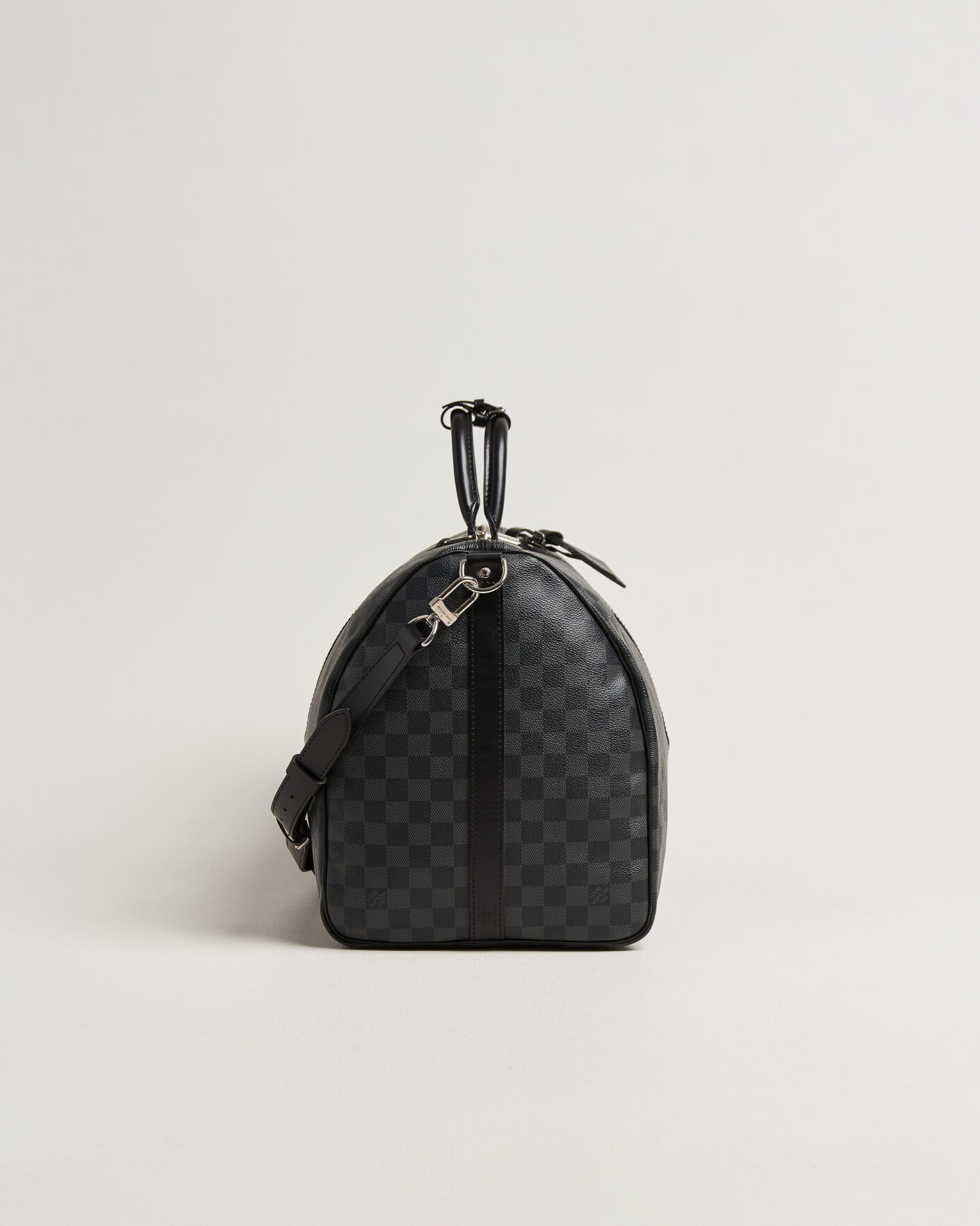 Heren | Pre-Owned & Vintage Bags | Louis Vuitton Pre-Owned | Keepall Bandouliére 55 Damier Graphite