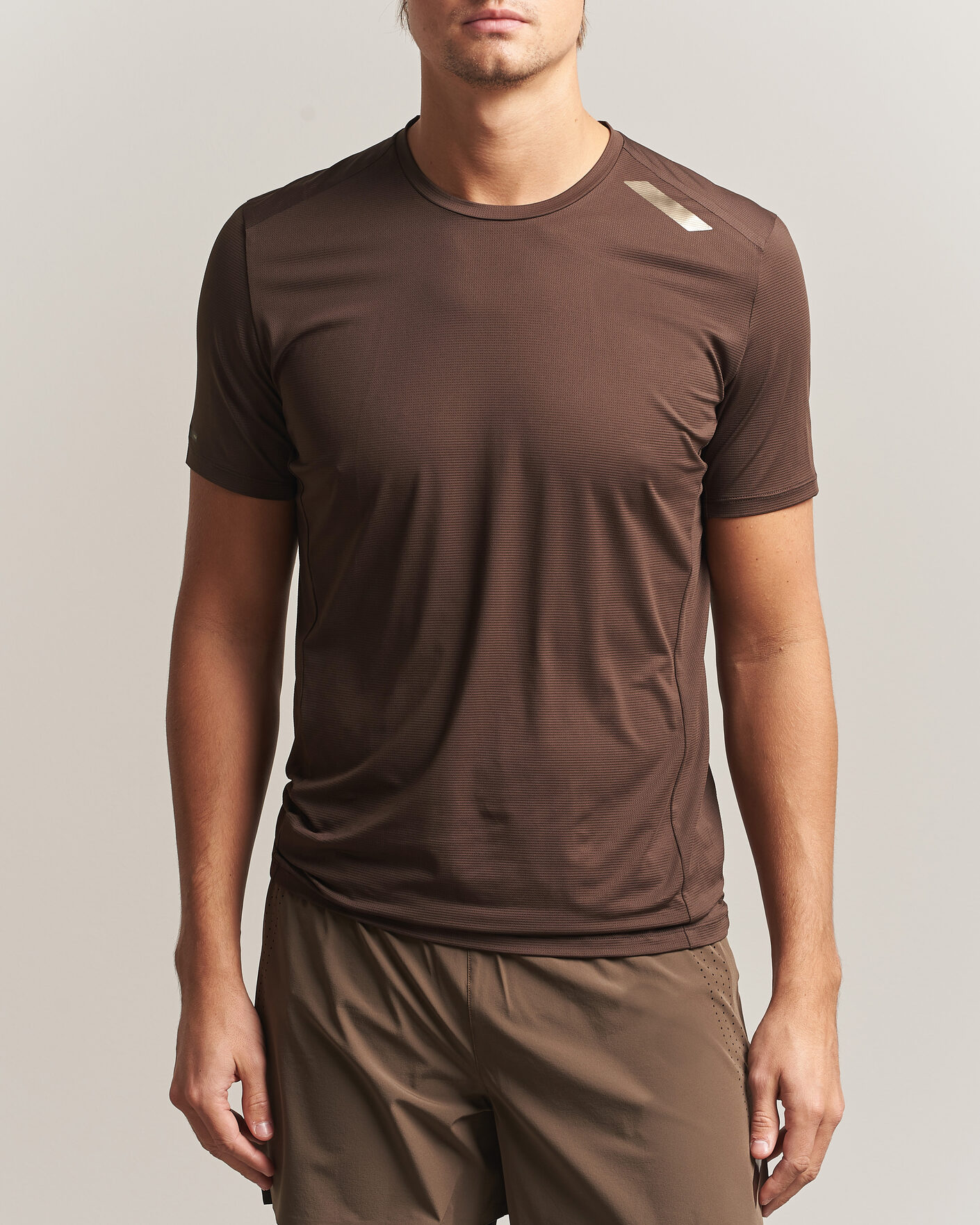 Heren | T-shirts | SOAR Running | Eco Tech T-Shirt Brown