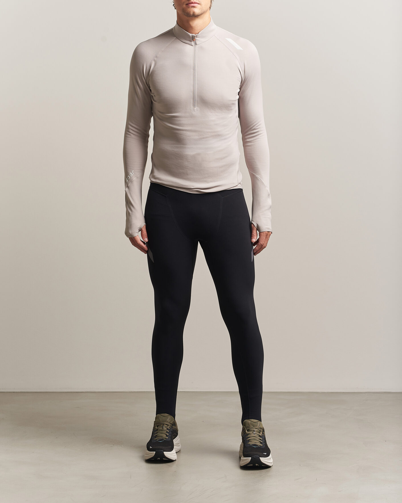 Homme | Pulls Et Tricots | SOAR Running | Wool Tech Top Opal Grey