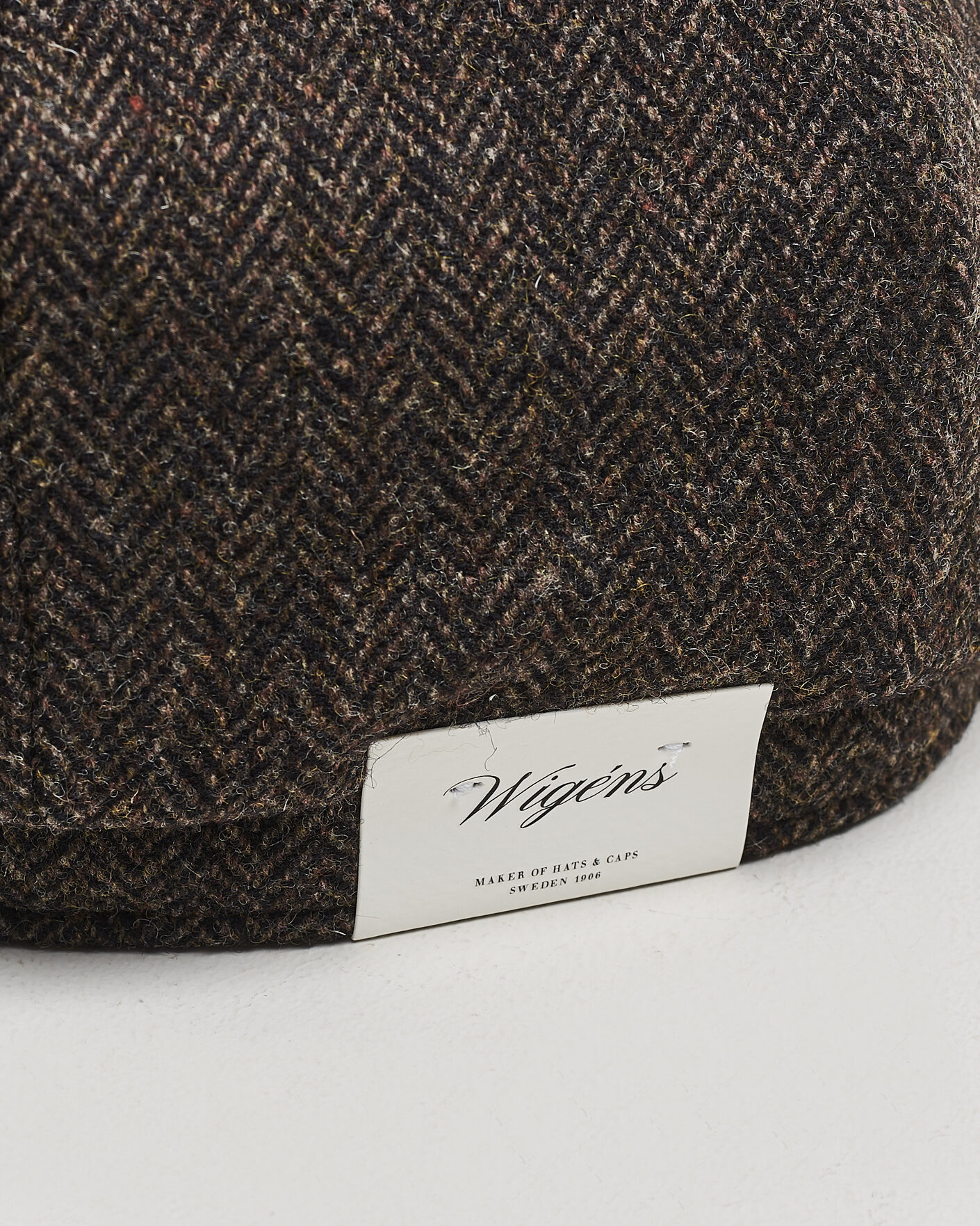 Homme | Bobs Et Casquettes | Wigéns | Newsboy Classic Shetland Wool Cap Dark Brown