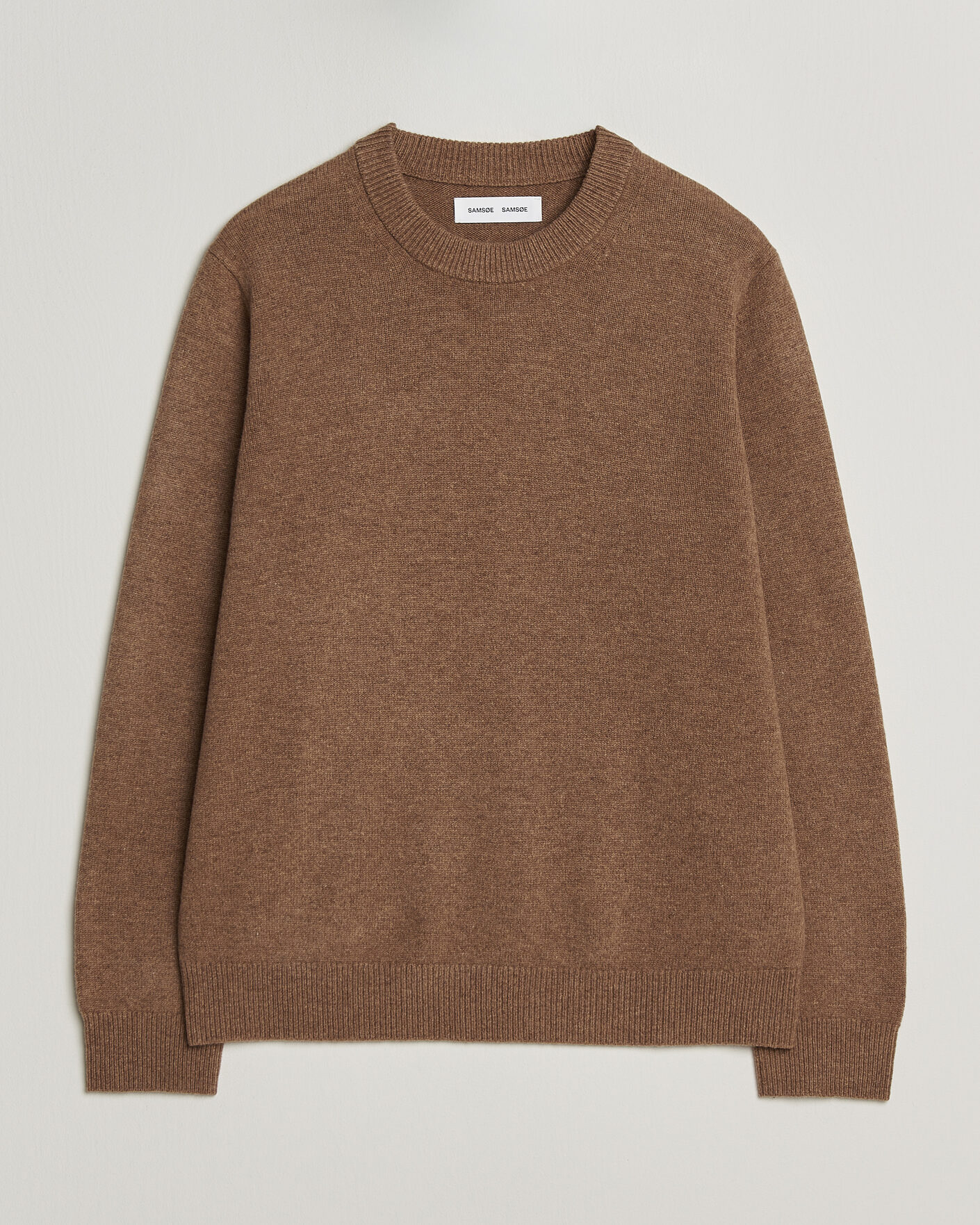 Heren | Truien | Samsøe Samsøe | Isak Knitted Crew Neck Lead Gray
