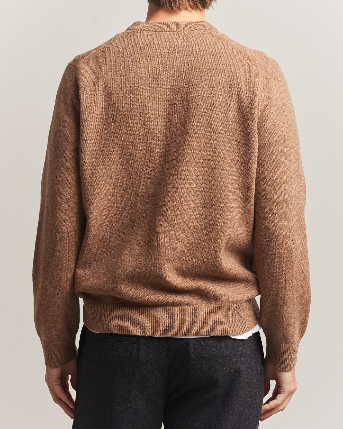 Heren | Truien | Samsøe Samsøe | Isak Knitted Crew Neck Lead Gray