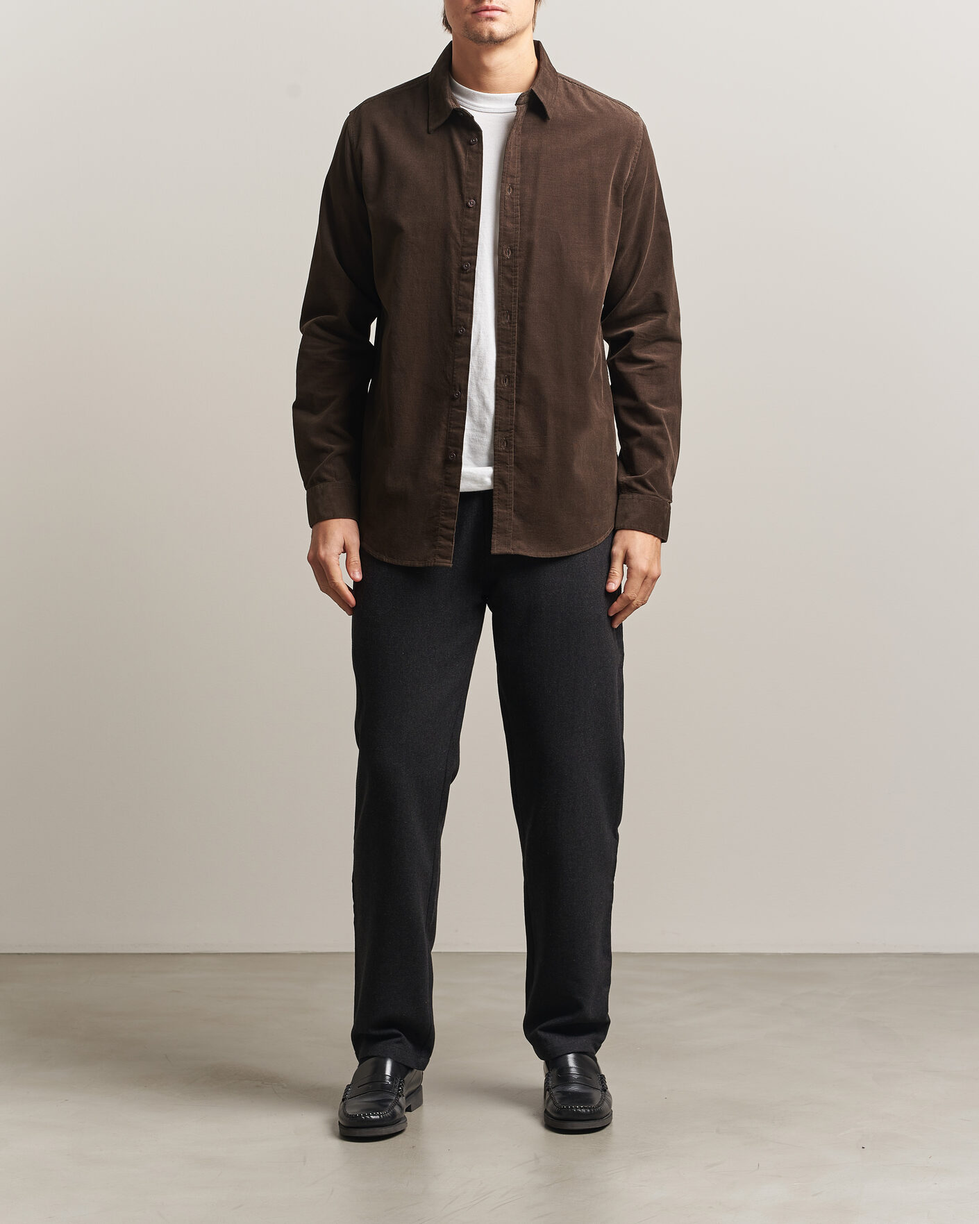 Homme | Chemises | Samsøe Samsøe | Liam Baby Cord Checked Shirt Delicioso