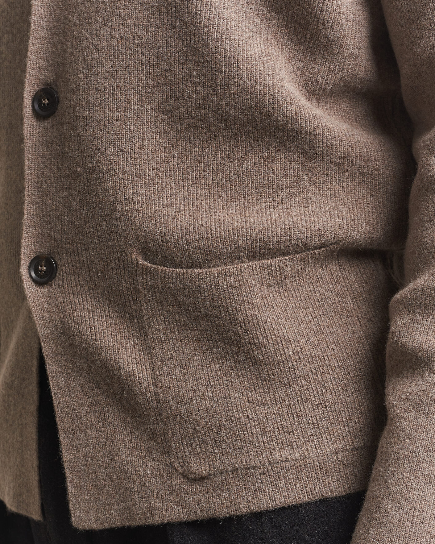 Heren | Blazers | Oscar Jacobson | Antonio Knitted Blazer Taupe