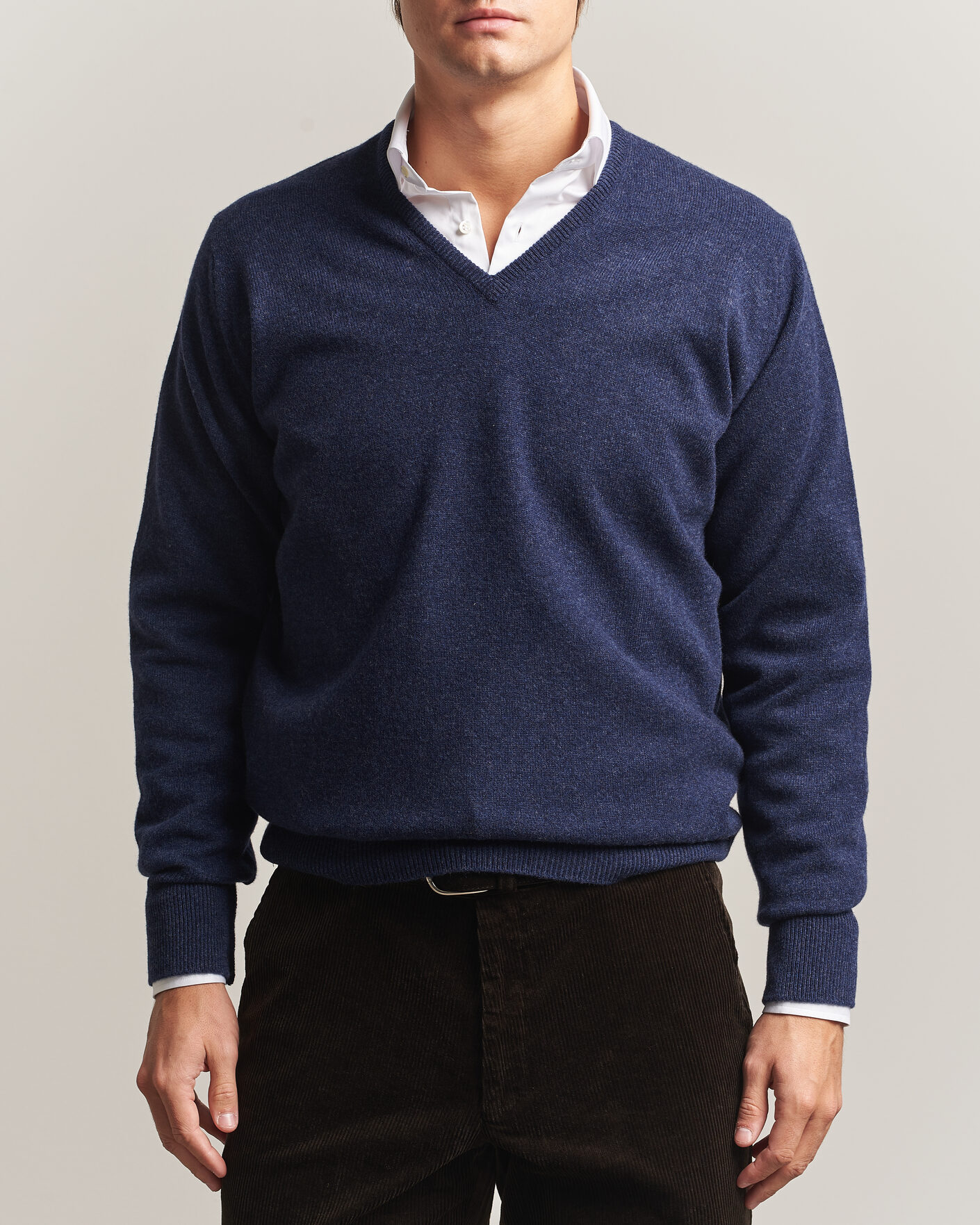 Homme | Pulls Et Tricots | William Lockie | Rob Lambswool V-Neck Astra