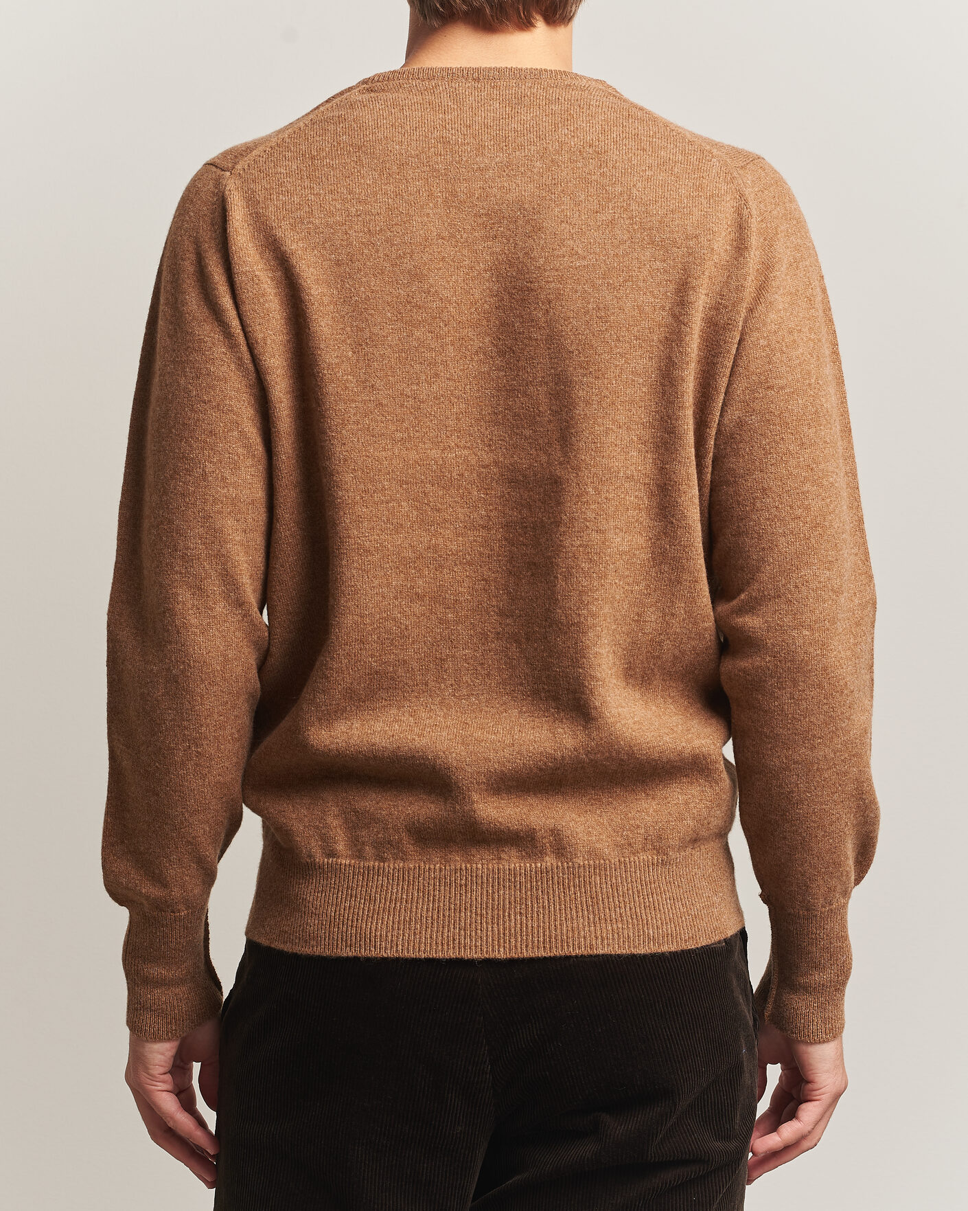 Homme | Pulls Et Tricots | William Lockie | Rob Lambswool Crewneck Driftwood