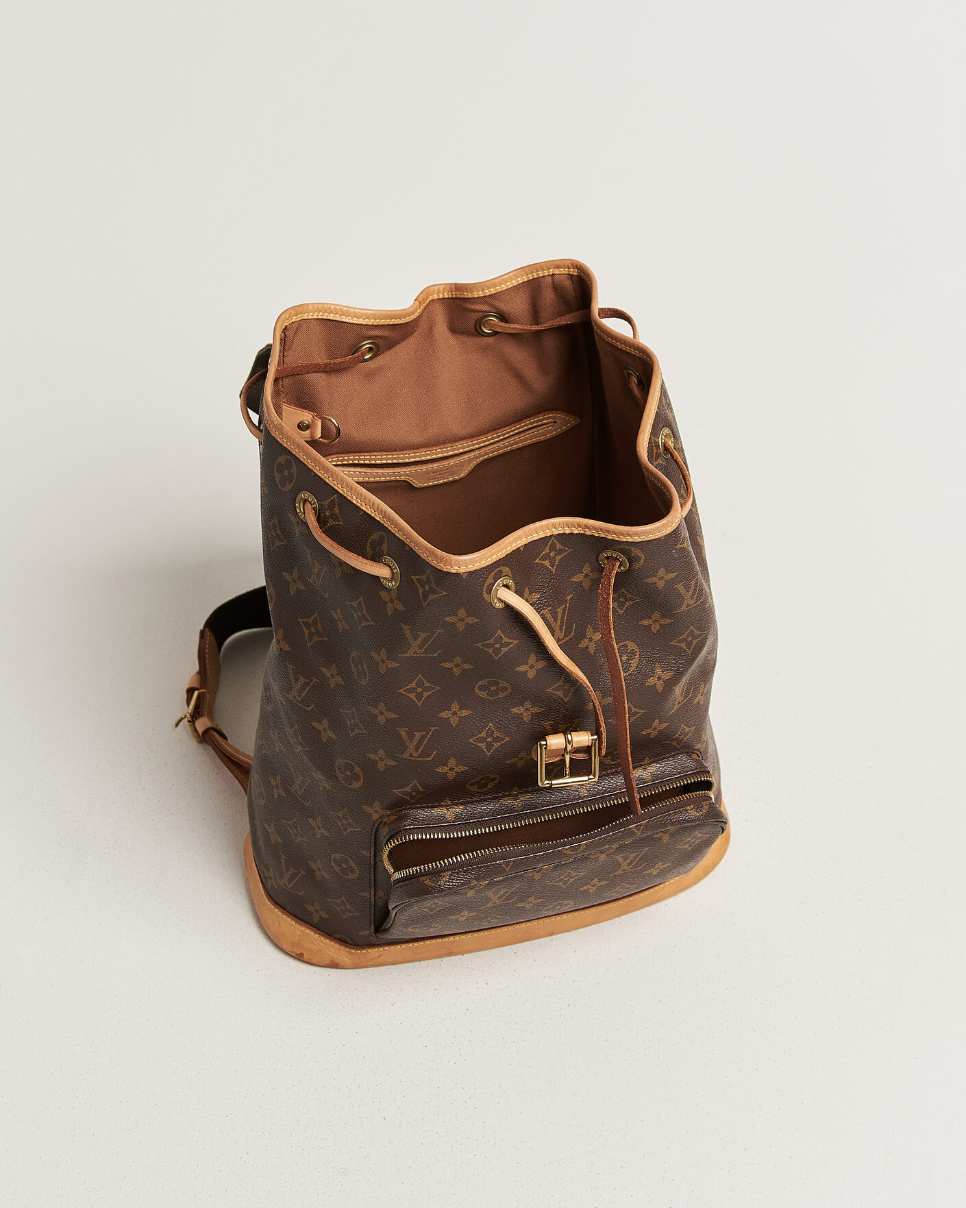 Heren | Pre-Owned & Vintage Bags | Louis Vuitton Pre-Owned | Montsouris GM Backpack Monogram