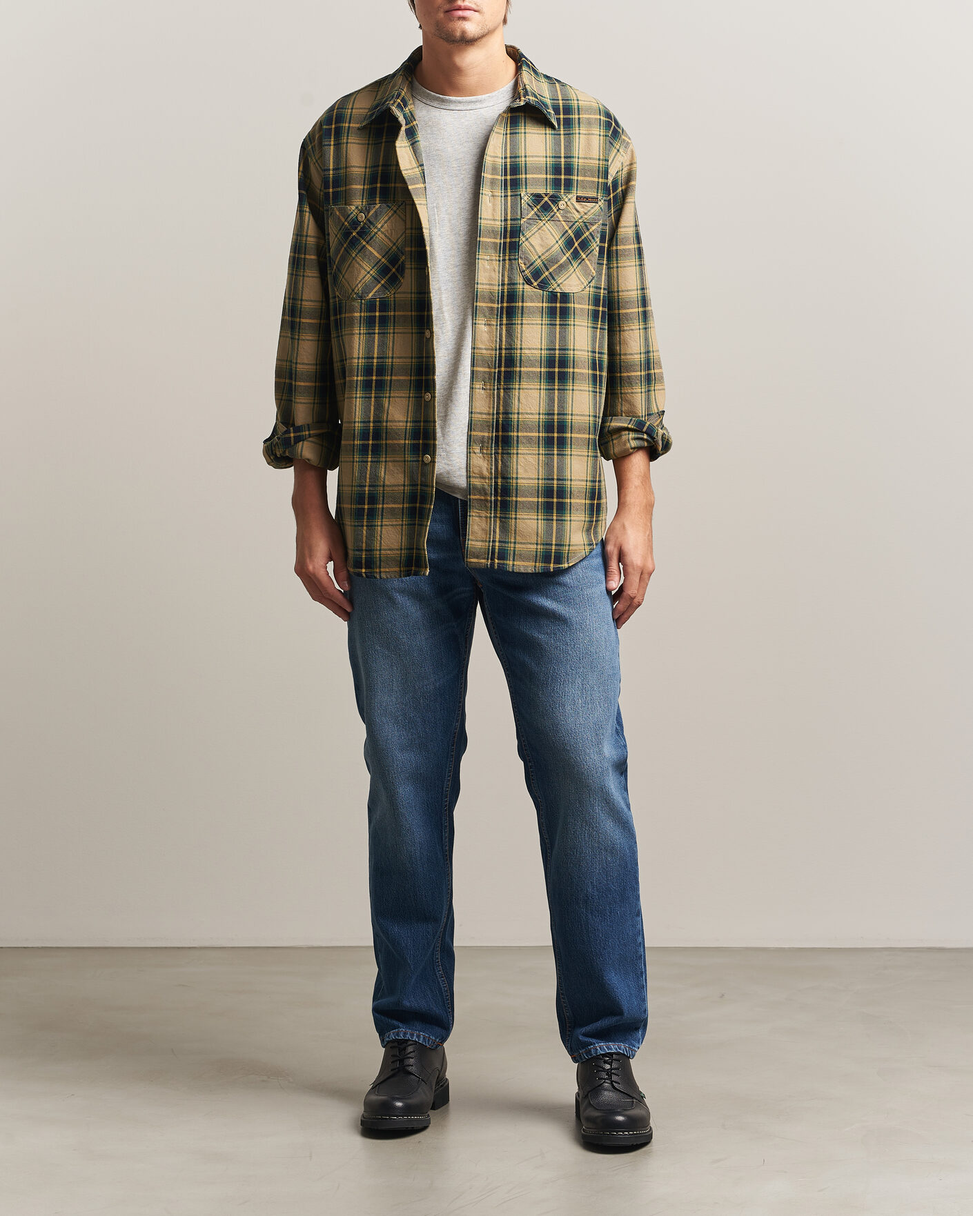 Heren | Overhemden | Nudie Jeans | Julian Checked Worker Shirt Multi