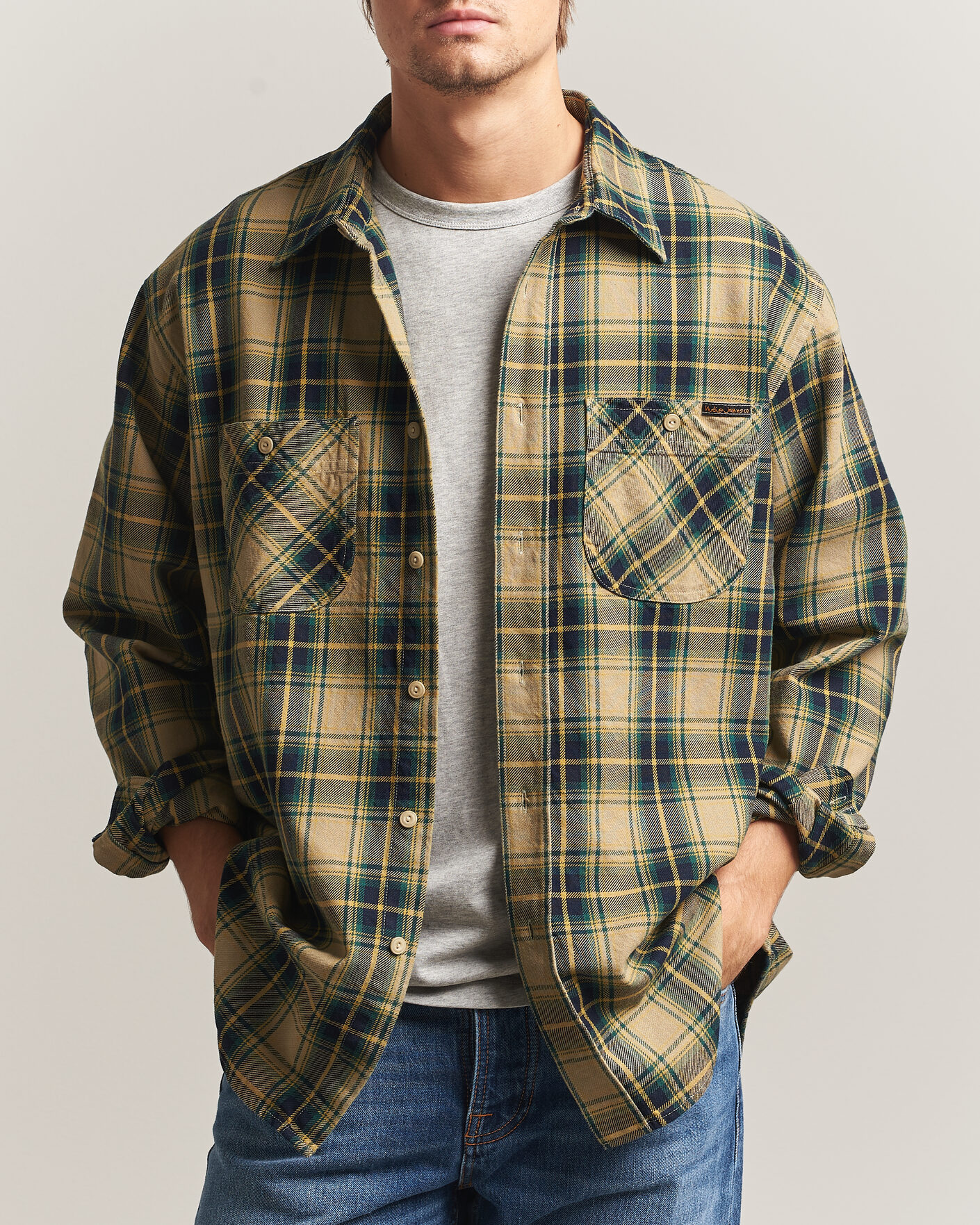 Heren | Overhemden | Nudie Jeans | Julian Checked Worker Shirt Multi