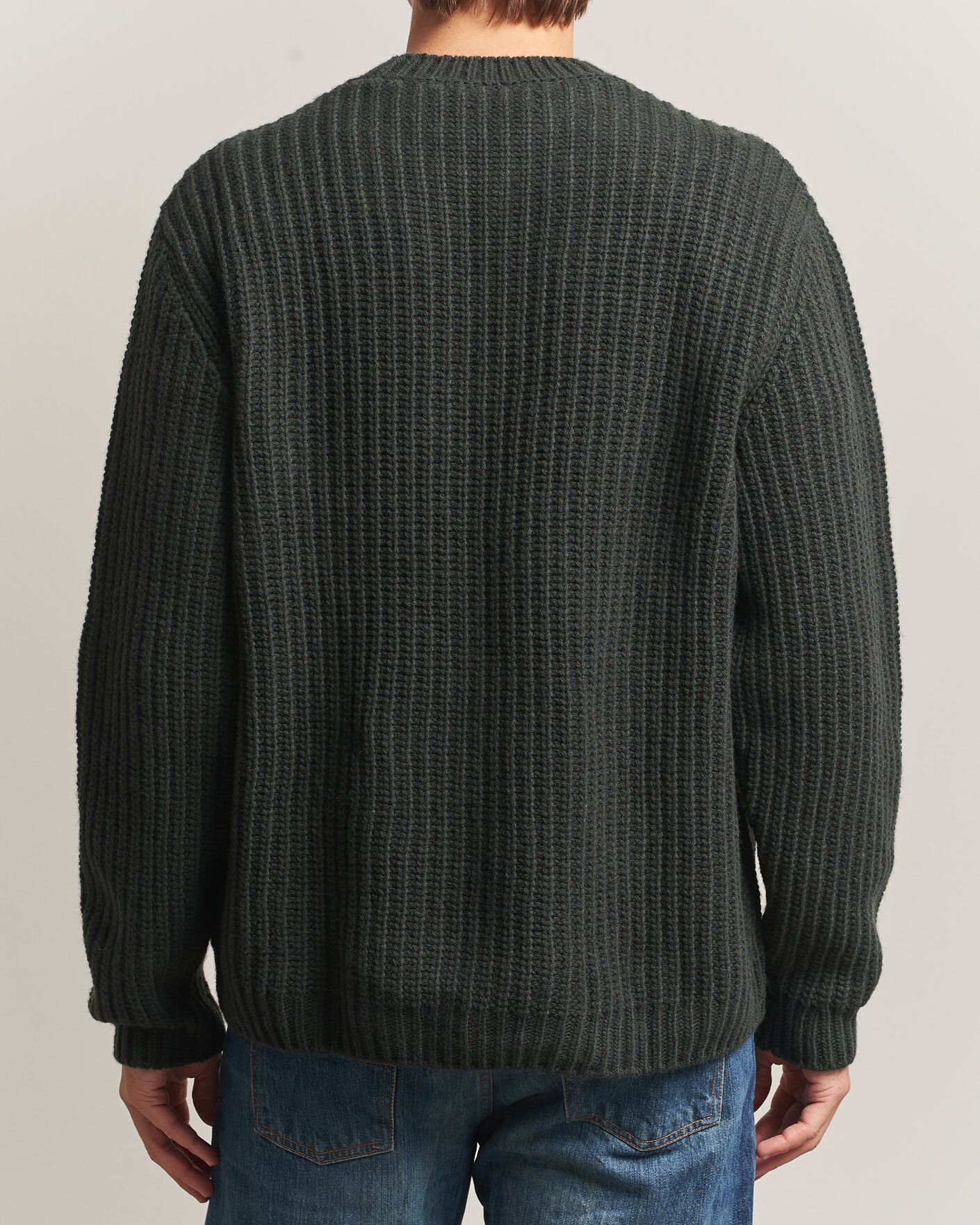 Homme | Pulls Et Tricots | Nudie Jeans | Gurry Chunky Knitted Sweater Racing Green