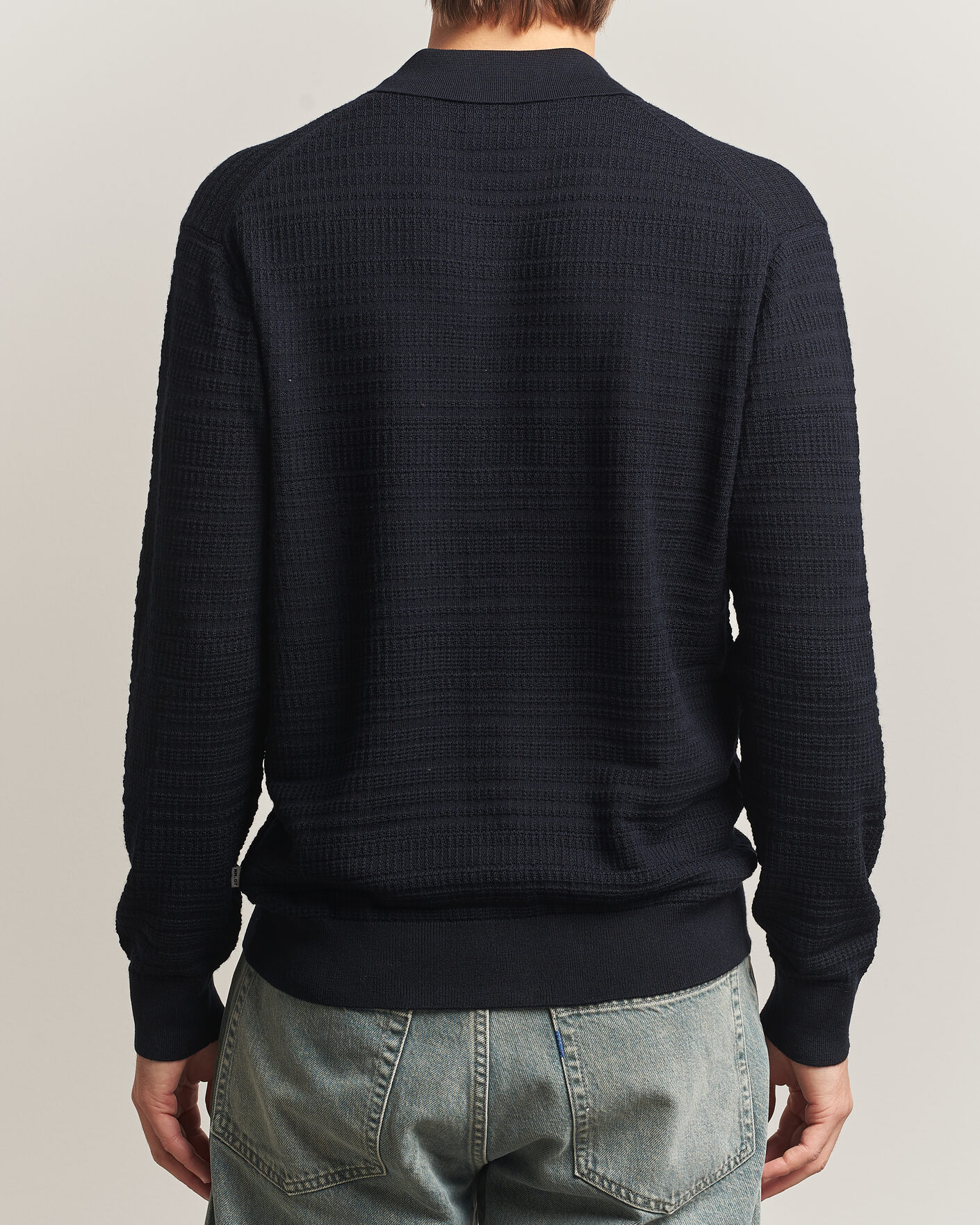Heren | Truien | NN07 | Nate Wool Knitted Cardigan Deep Navy