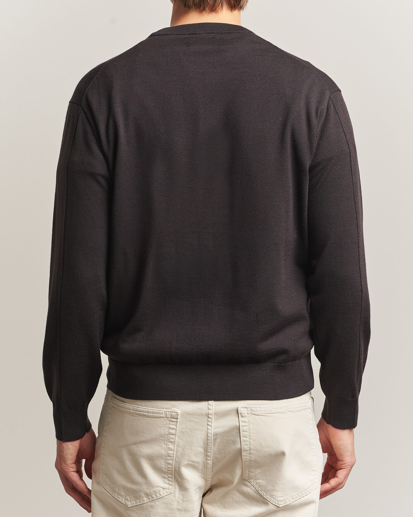 Heren | Truien | NN07 | Nate Wool Knitted Crew Neck Deep Truffle