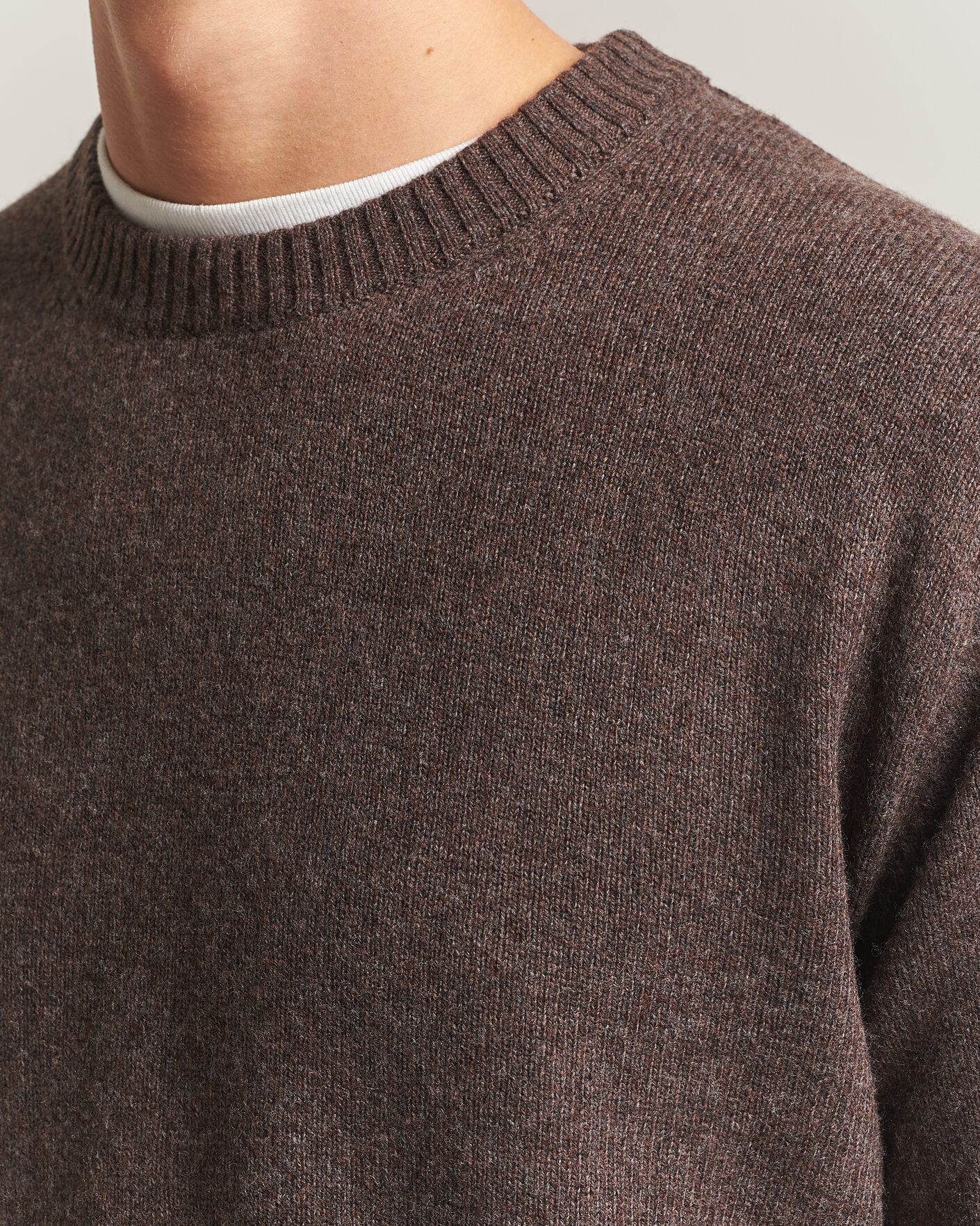 Homme | Pulls Et Tricots | NN07 | Russel Wool/Cotton Knitted Sweater Mable Husk