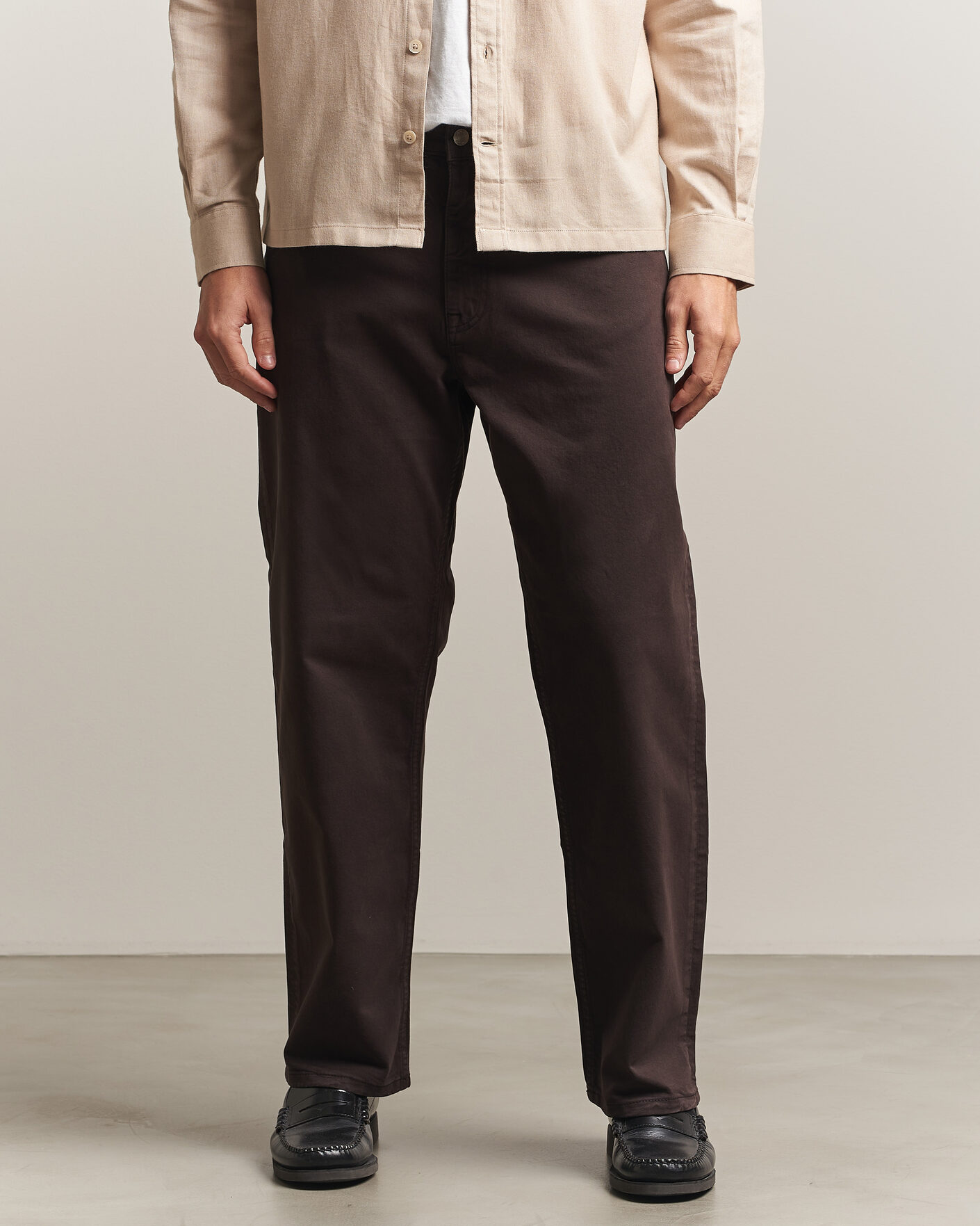 Homme | Pantalons | NN07 | Otis Relaxed Fit 5-Pocket Pants Deep Truffle