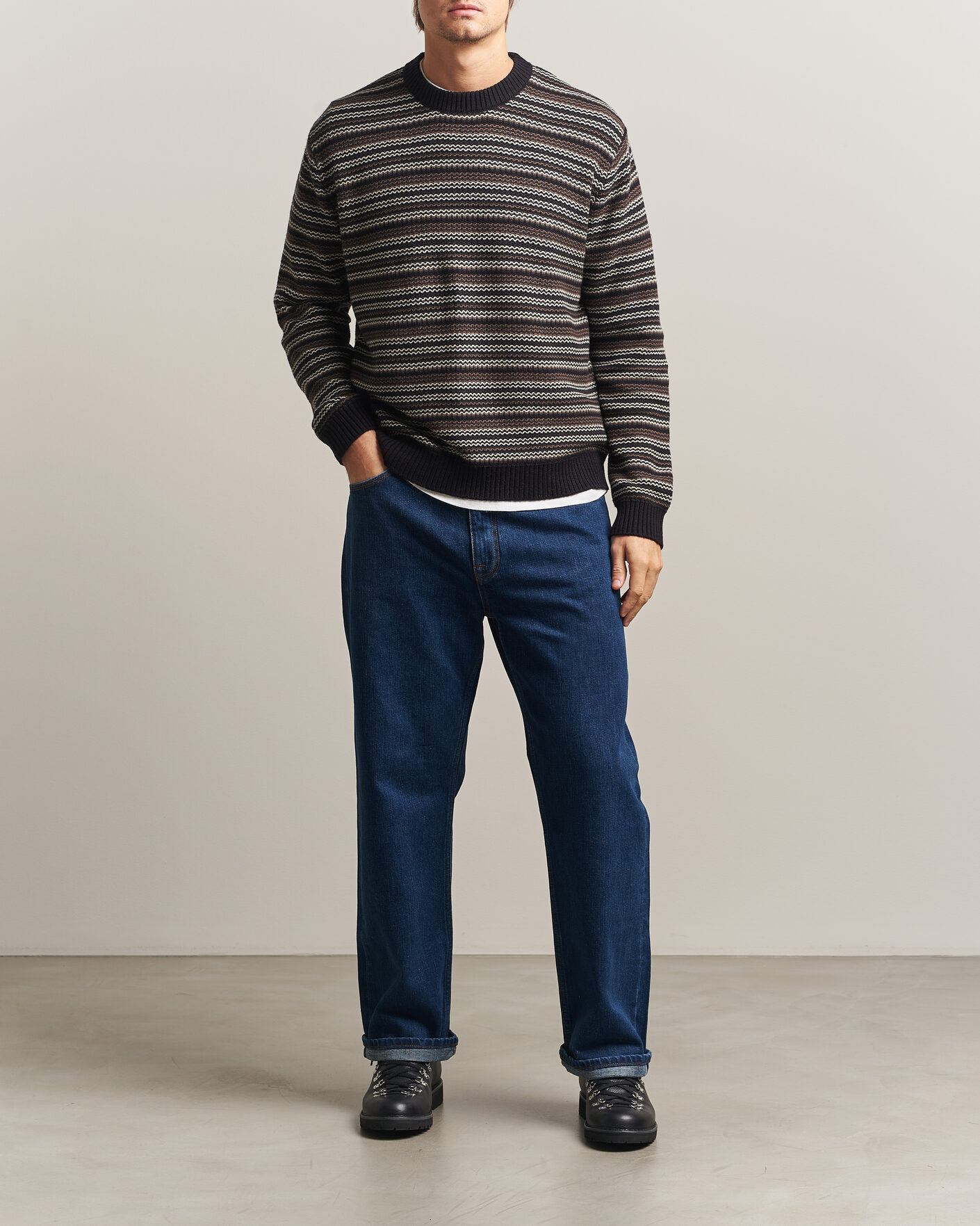 Homme | Pantalons | NN07 | Otis Relaxed Fit Selvedge Jeans Medium Indigo