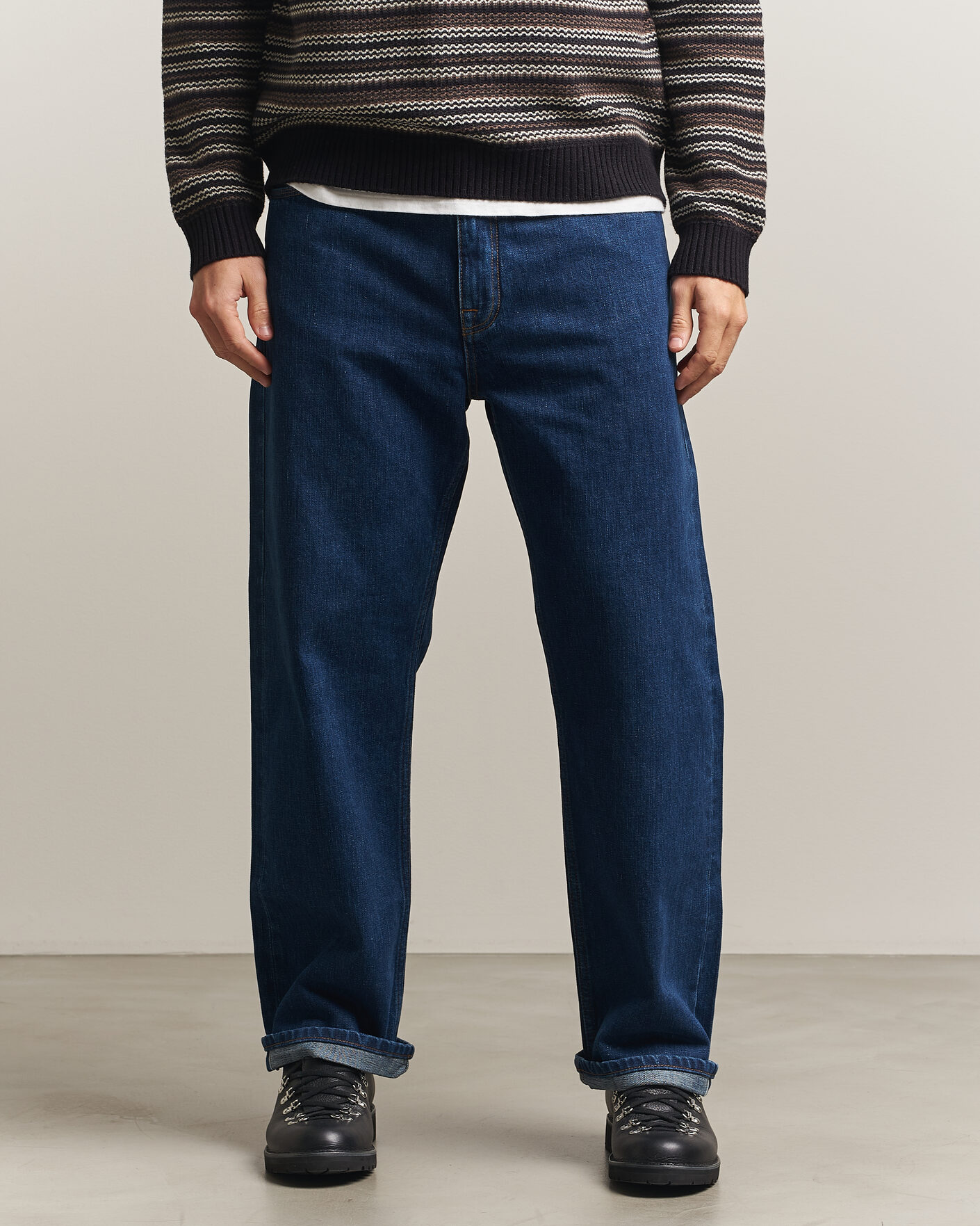 Homme | Pantalons | NN07 | Otis Relaxed Fit Selvedge Jeans Medium Indigo