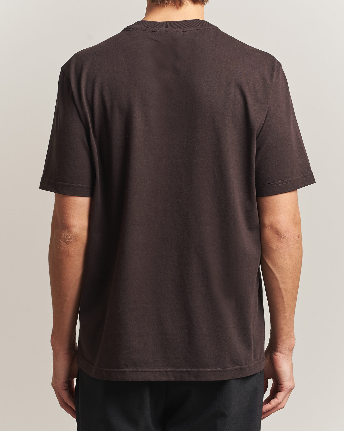 Heren | T-shirts | NN07 | Adam Crew Neck T-Shirt Deep Truffle