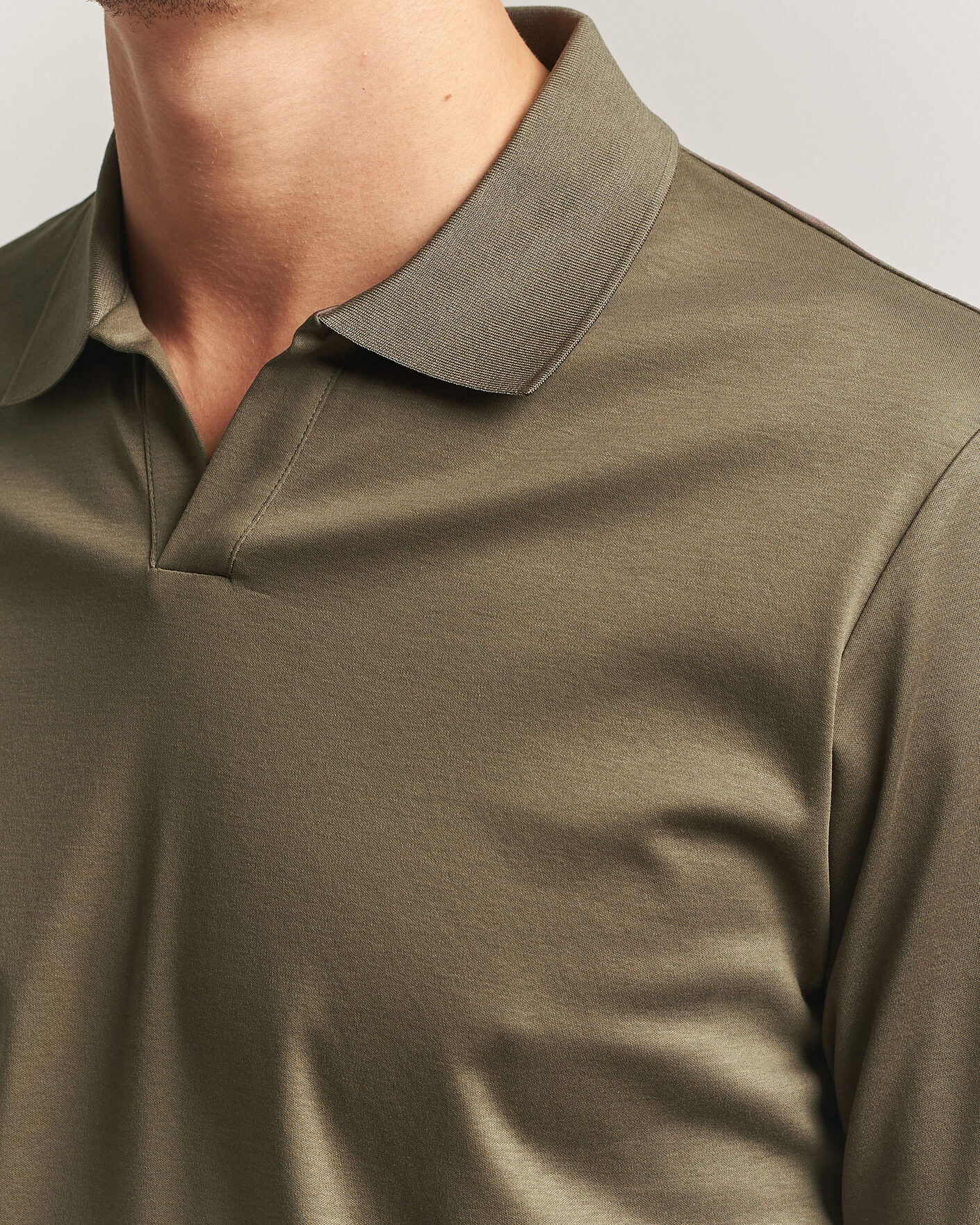 Homme | Polos | NN07 | Paul Long Sleeve Polo Mable Husk
