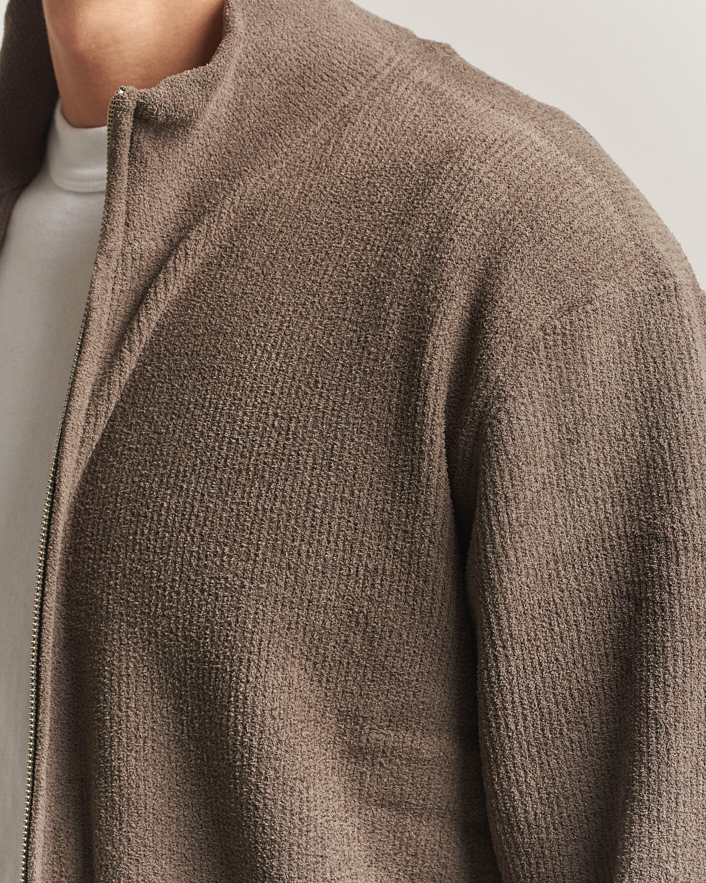 Homme | Pulls Et Tricots | NN07 | Danny Rib Knitted Full Zip Mable Husk