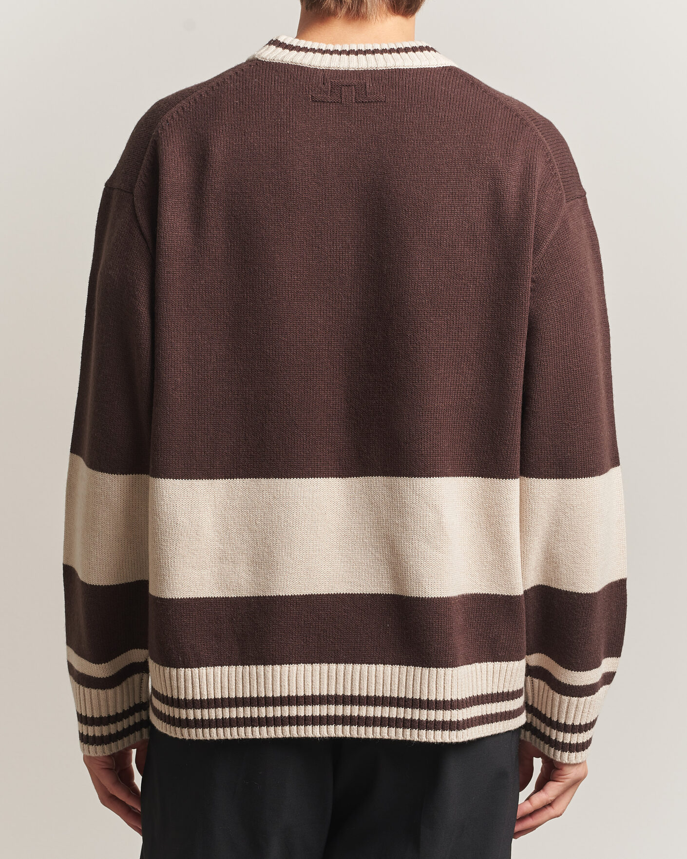 Homme | Pulls Et Tricots | J.Lindeberg | Steve Mountin Knitted Sweater Seal Brown