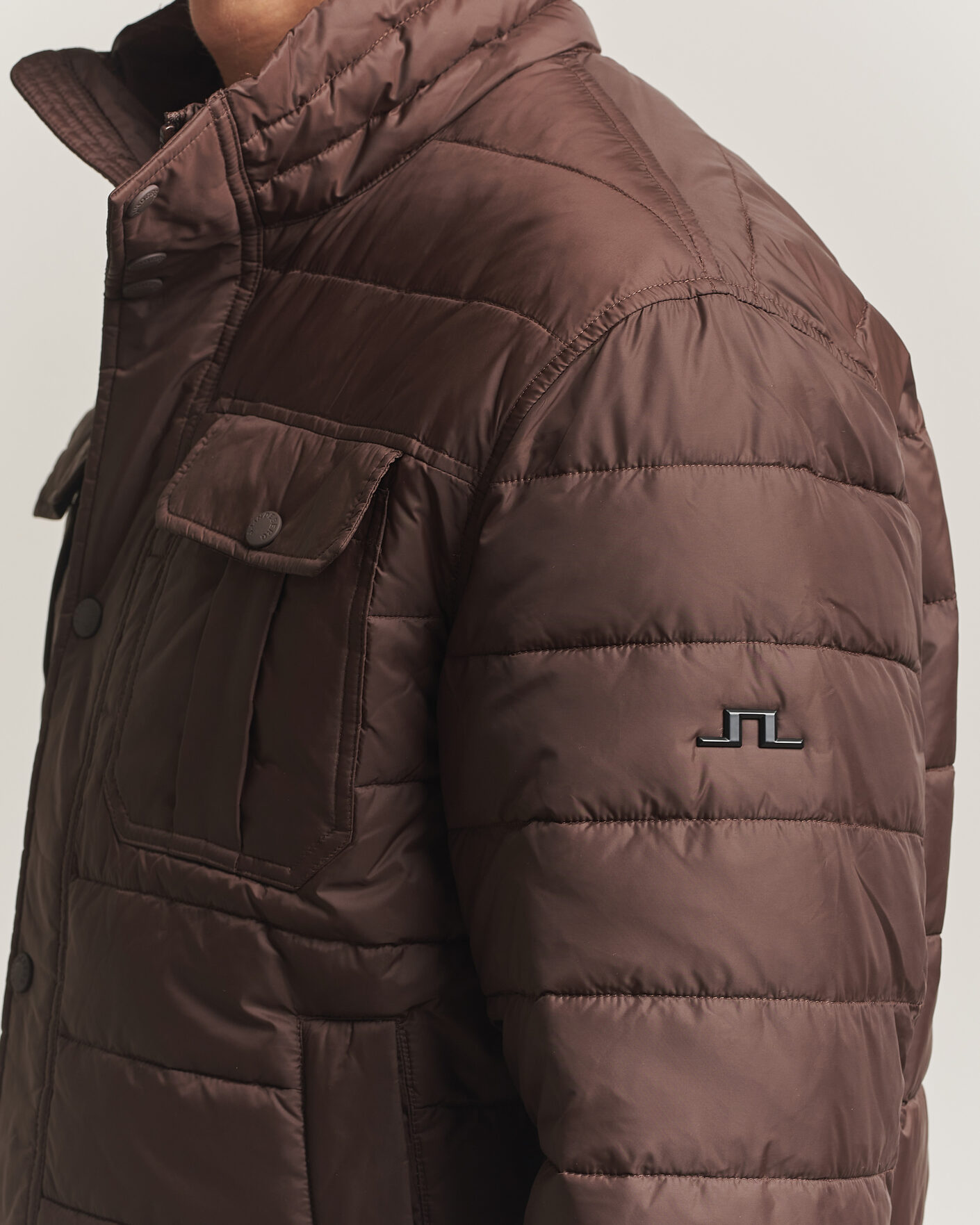 Homme | Manteaux Et Vestes | J.Lindeberg | Bailey Light Padded Jacket Seal Brown