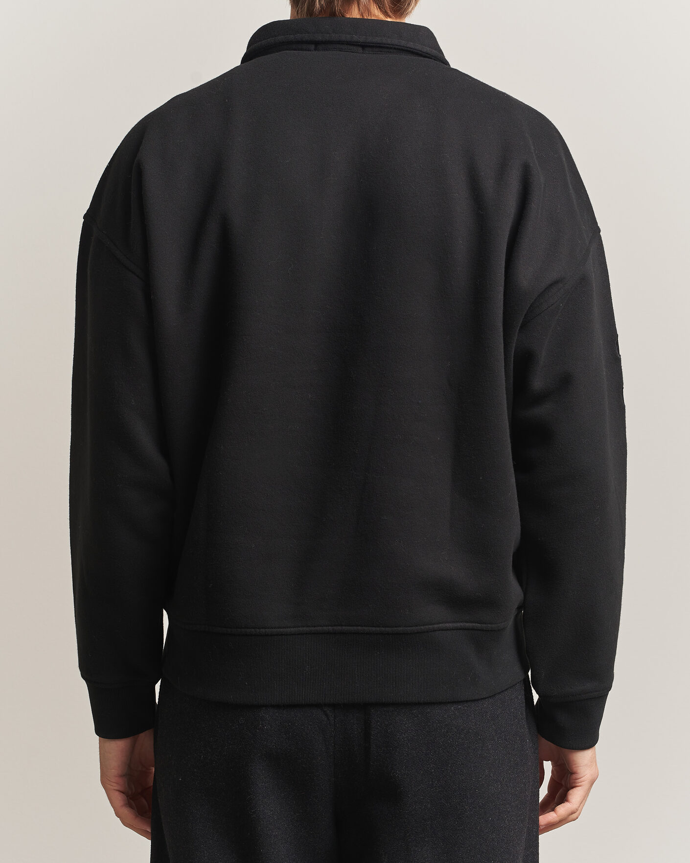 Heren | Truien | Polo Ralph Lauren | Heavy Weight Half Zip Fleece Polo Black