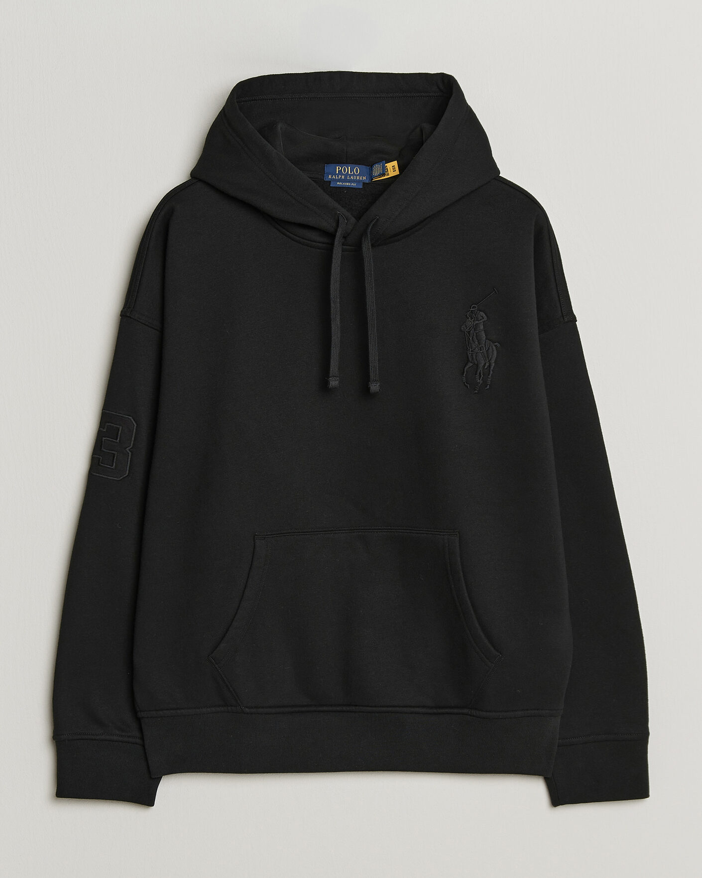 Heren | Truien | Polo Ralph Lauren | Heavy Weight Tonal Pony Hoodie Polo Black