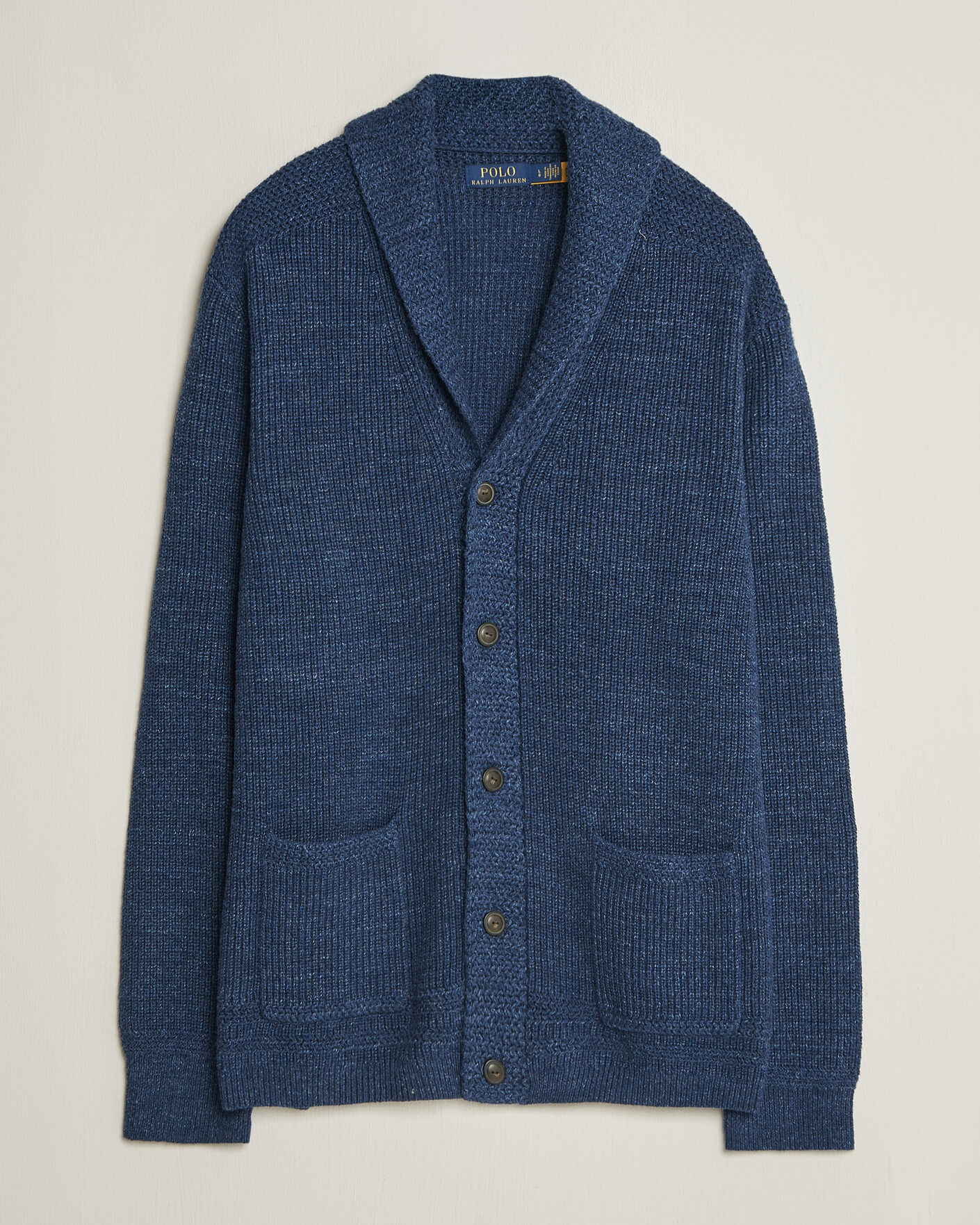Homme | Pulls Et Tricots | Polo Ralph Lauren | Cotton Shawl Cardigan Blue Marl