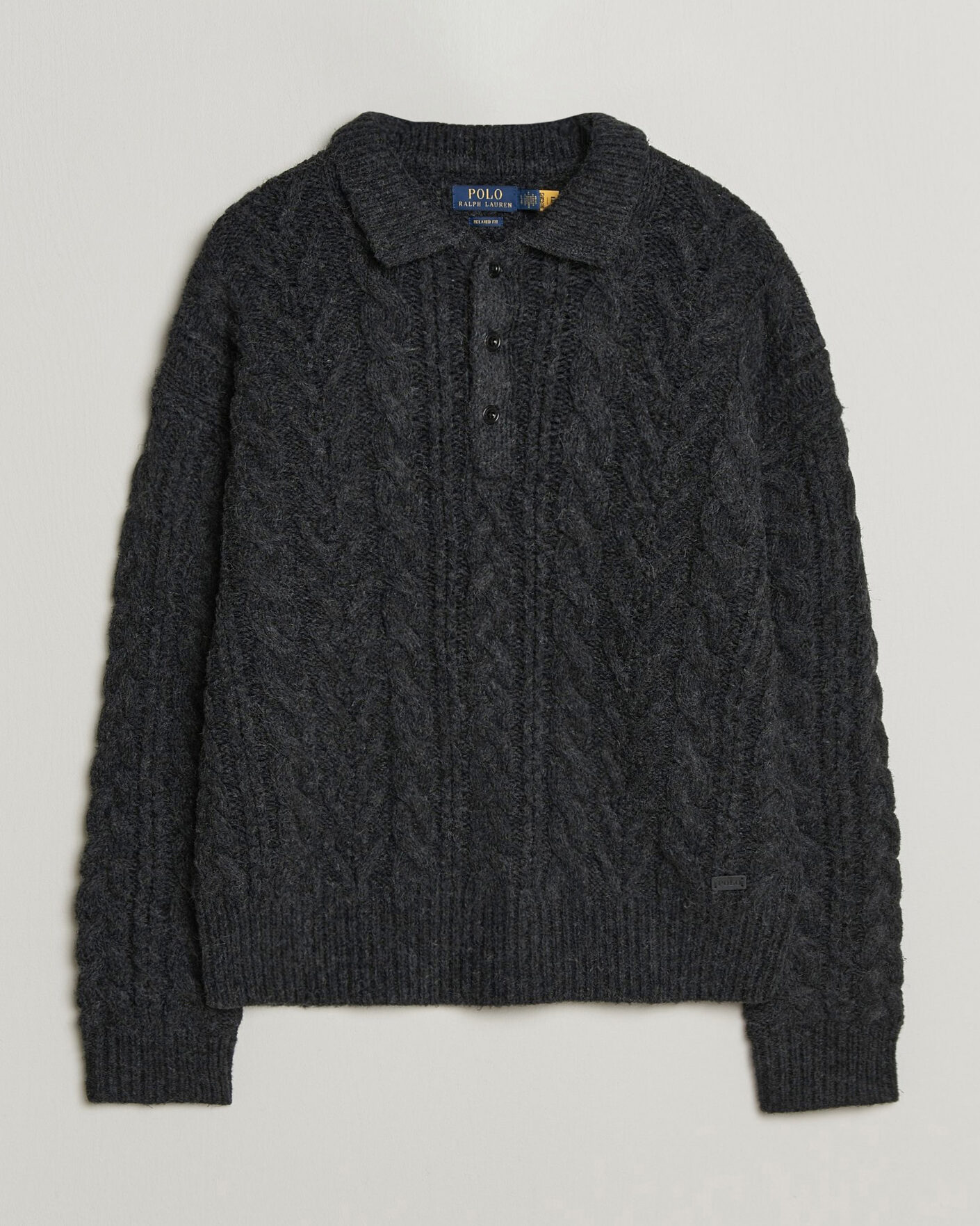 Homme | Pulls Et Tricots | Polo Ralph Lauren | Wool Blend Aran Sweater Hawks Eye Heather