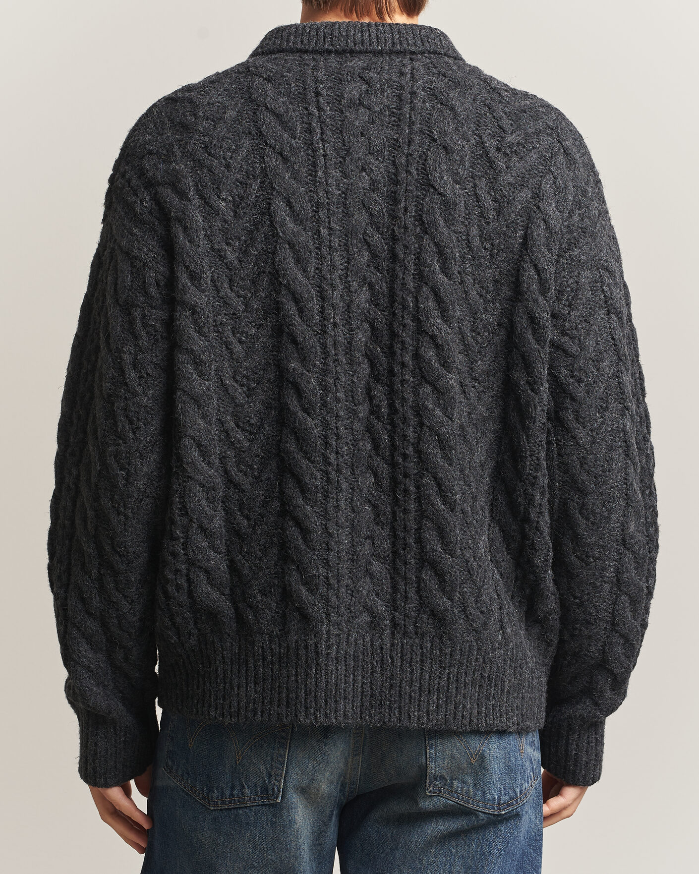 Homme | Pulls Et Tricots | Polo Ralph Lauren | Wool Blend Aran Sweater Hawks Eye Heather