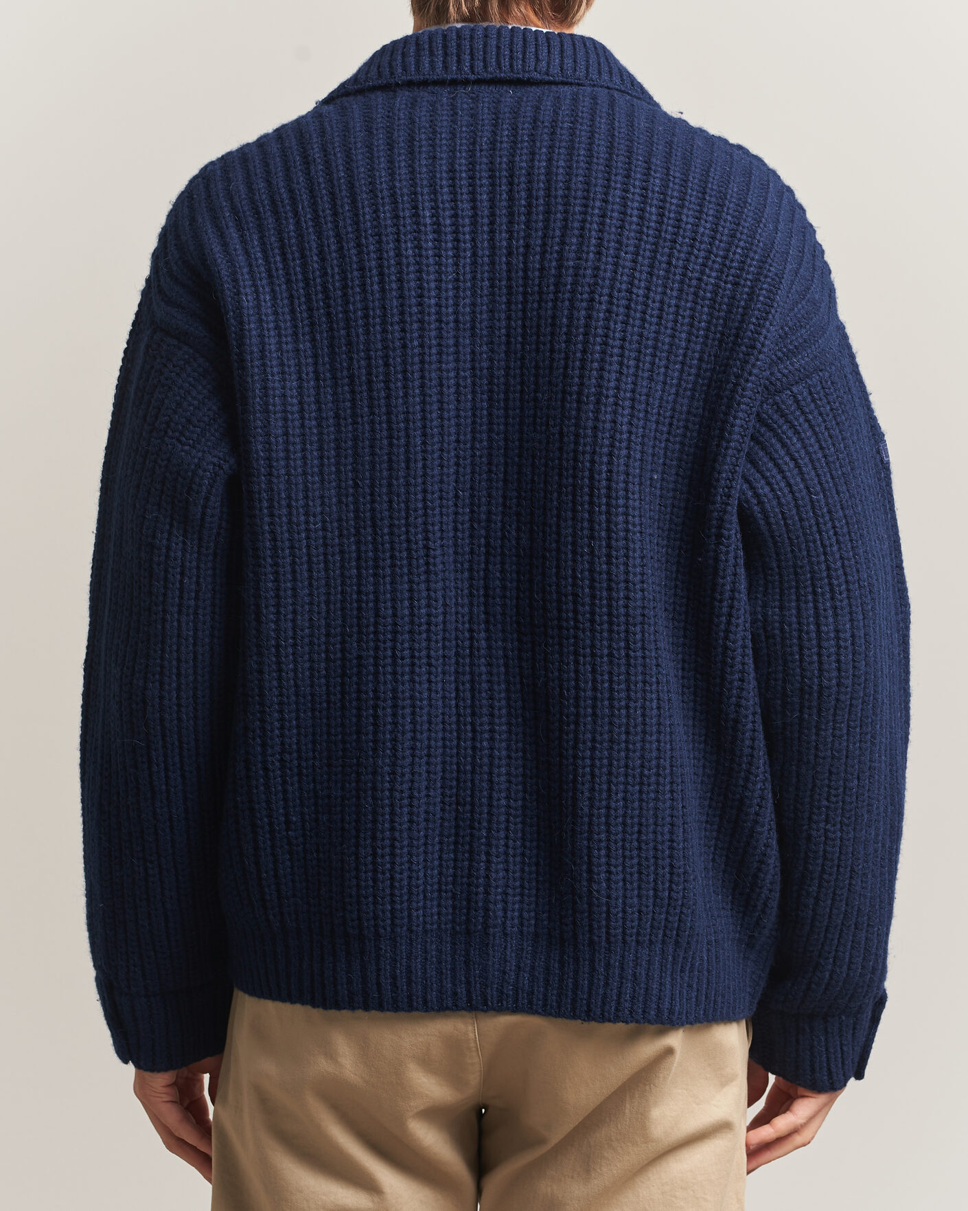 Homme | Pulls Et Tricots | Polo Ralph Lauren | Wool Blend Button Cardigan Blue Stonecrop