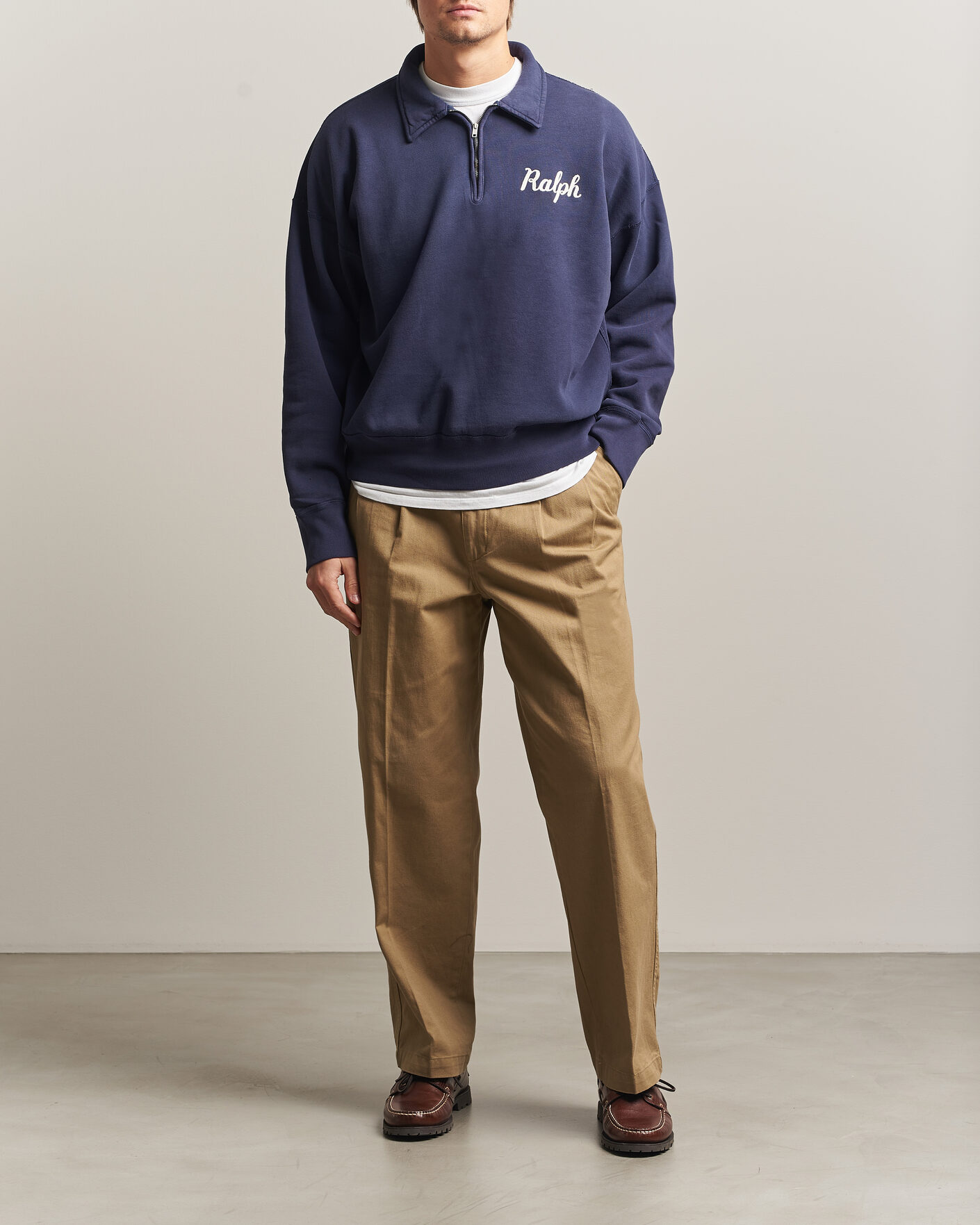 Homme | Pulls Et Tricots | Polo Ralph Lauren | Knit Half Zip Sweatshirt Dark Cobolt