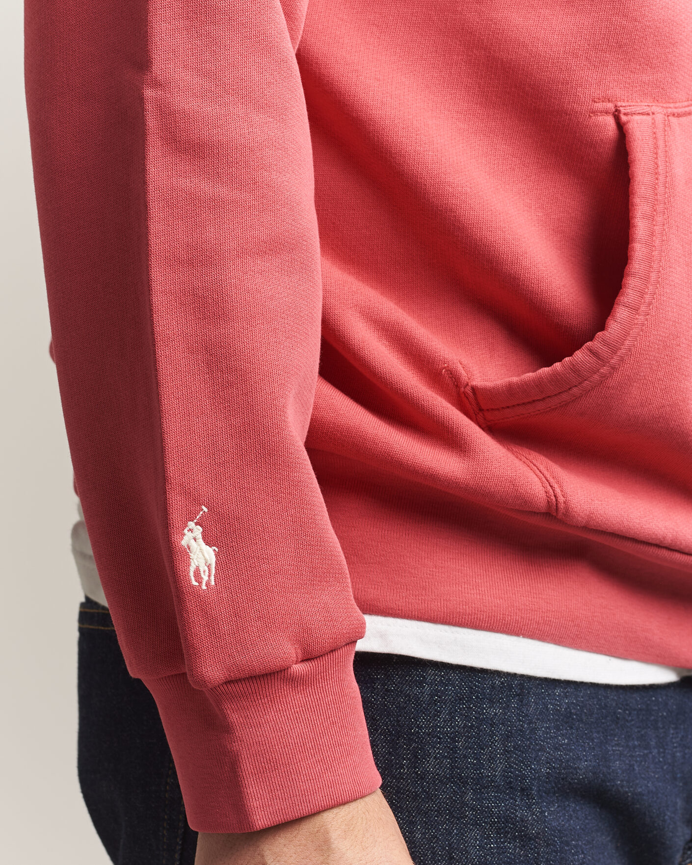 Homme | Pulls Et Tricots | Polo Ralph Lauren | Cotton Chest Logo Hood Nantucket Red