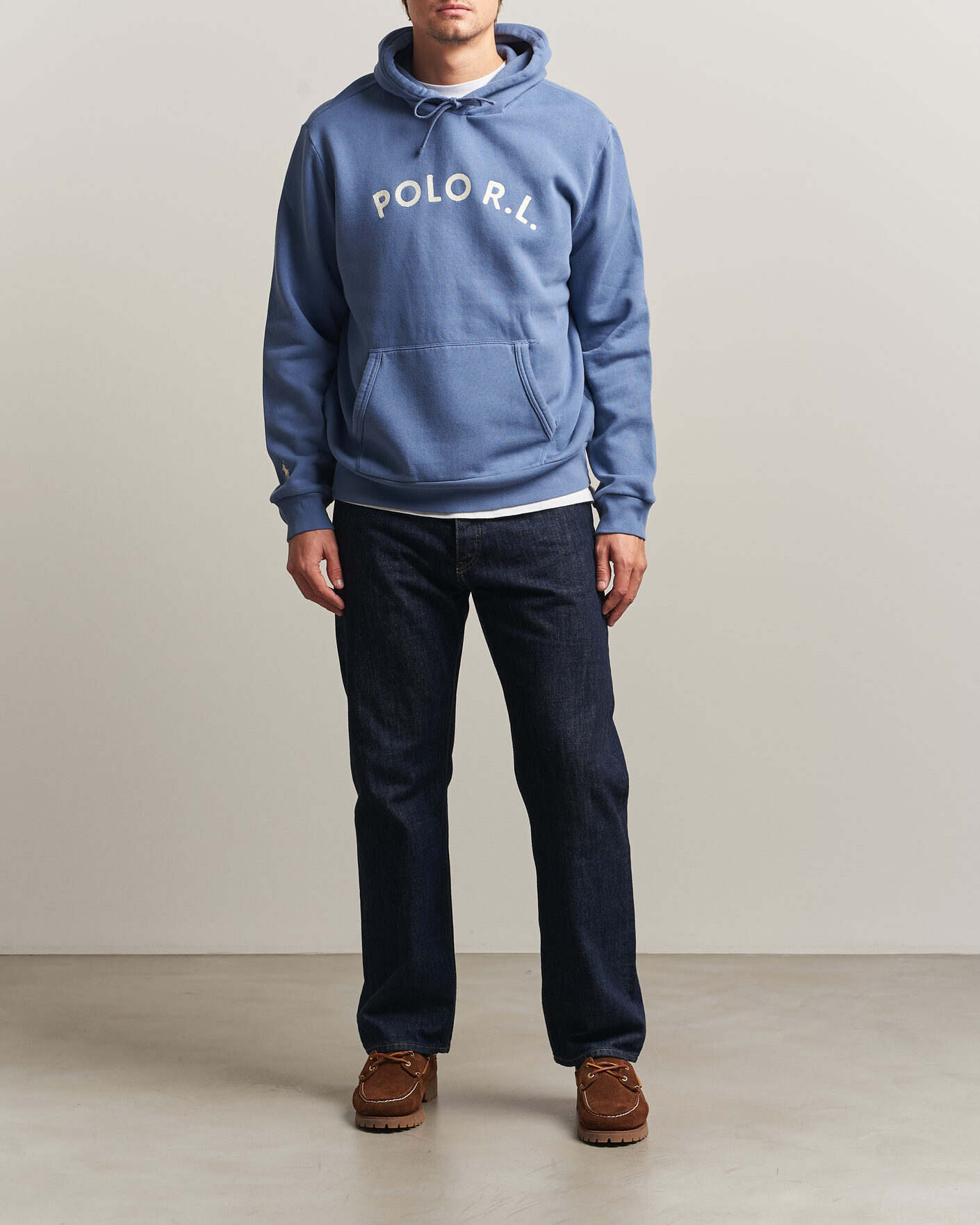 Homme | Pulls Et Tricots | Polo Ralph Lauren | Cotton Chest Logo Hood Carson Blue