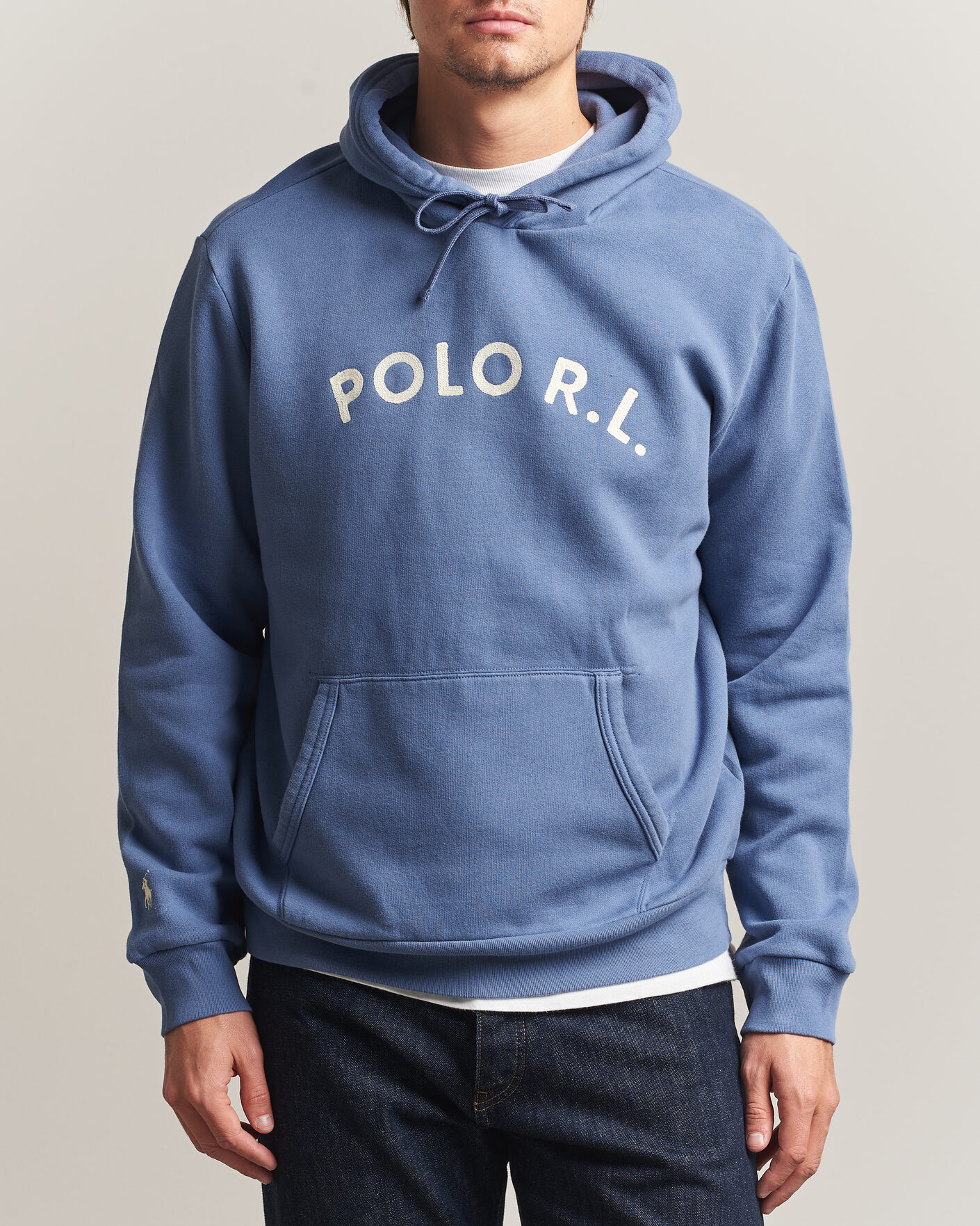 Homme | Pulls Et Tricots | Polo Ralph Lauren | Cotton Chest Logo Hood Carson Blue