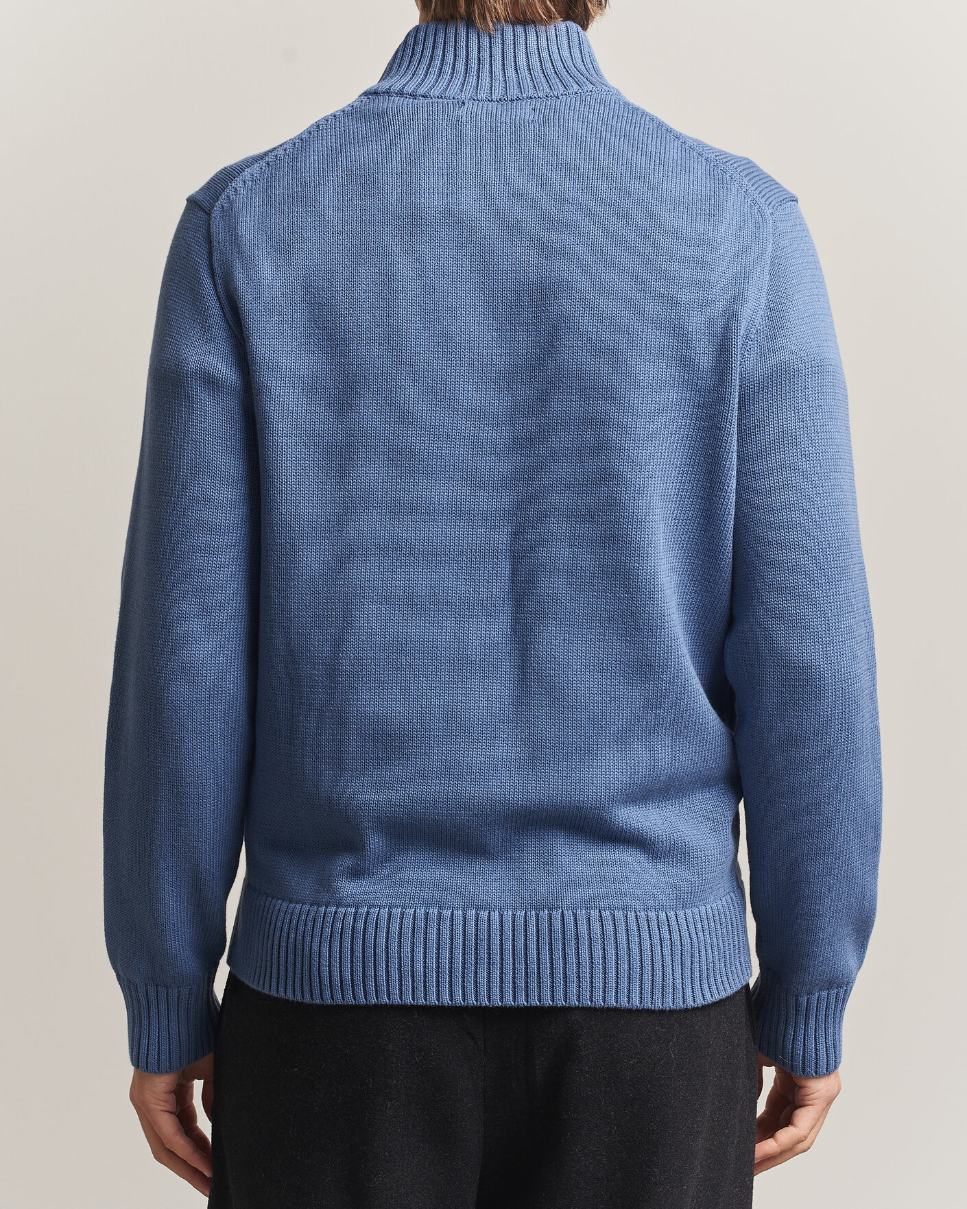 Heren | Truien | Polo Ralph Lauren | Cotton Half Zip Carson Blue