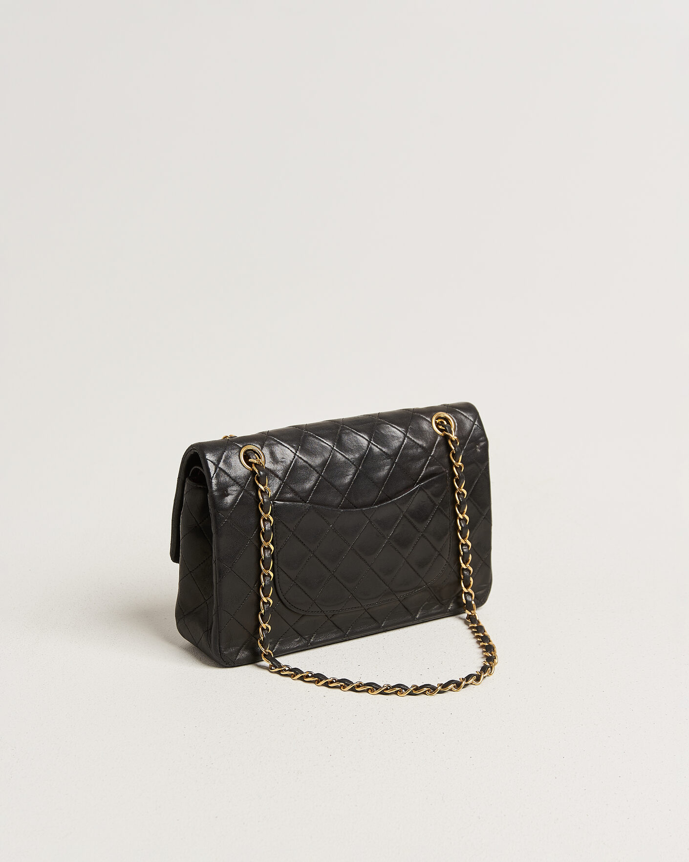 Heren | Pre-Owned & Vintage Bags | Louis Vuitton Pre-Owned | Chanel Pre-Owned Classic Medium Double Flap Bag Lambskin Black