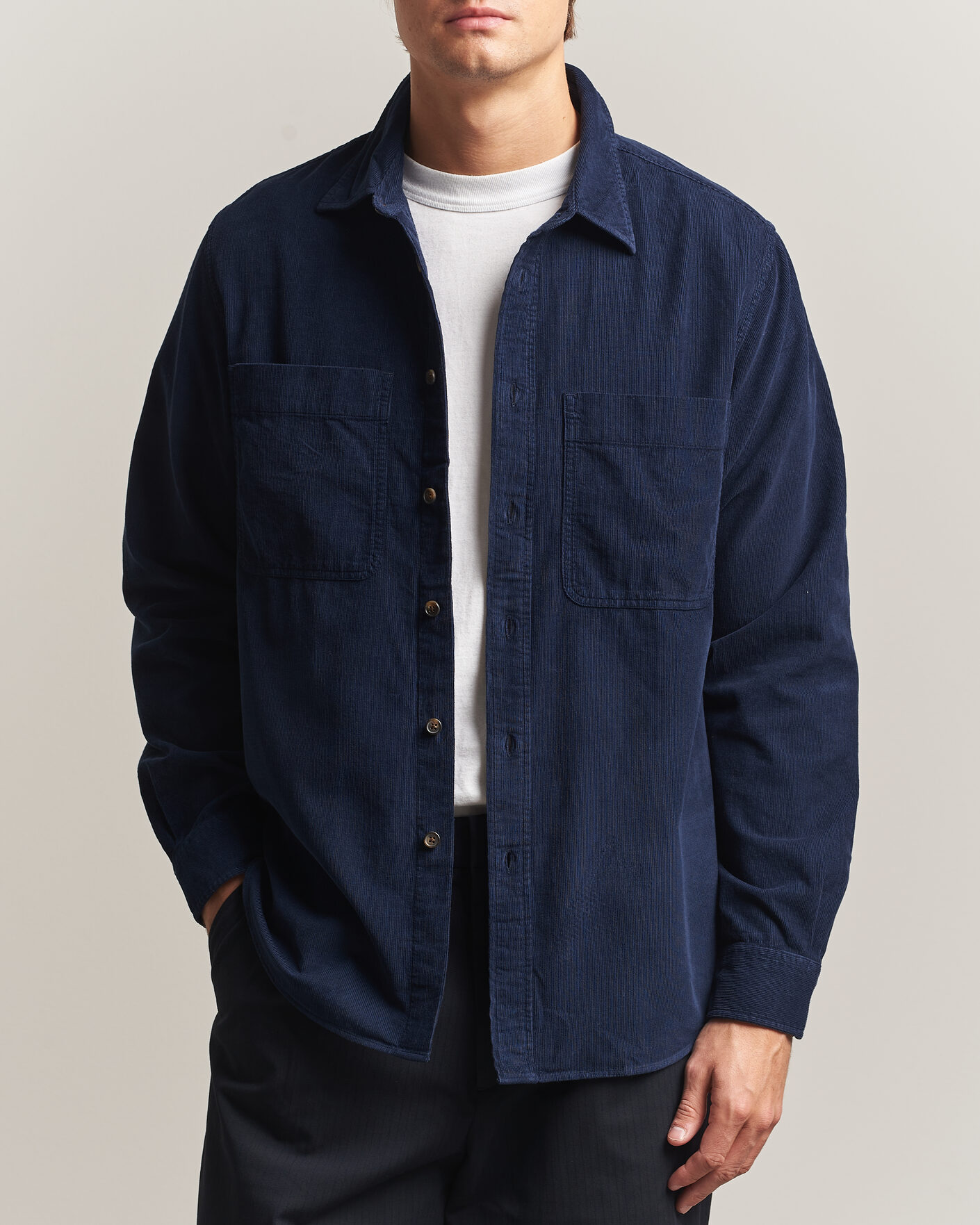 Homme | Chemises | PS Paul Smith | Casual Fit Corduroy Shirt Navy