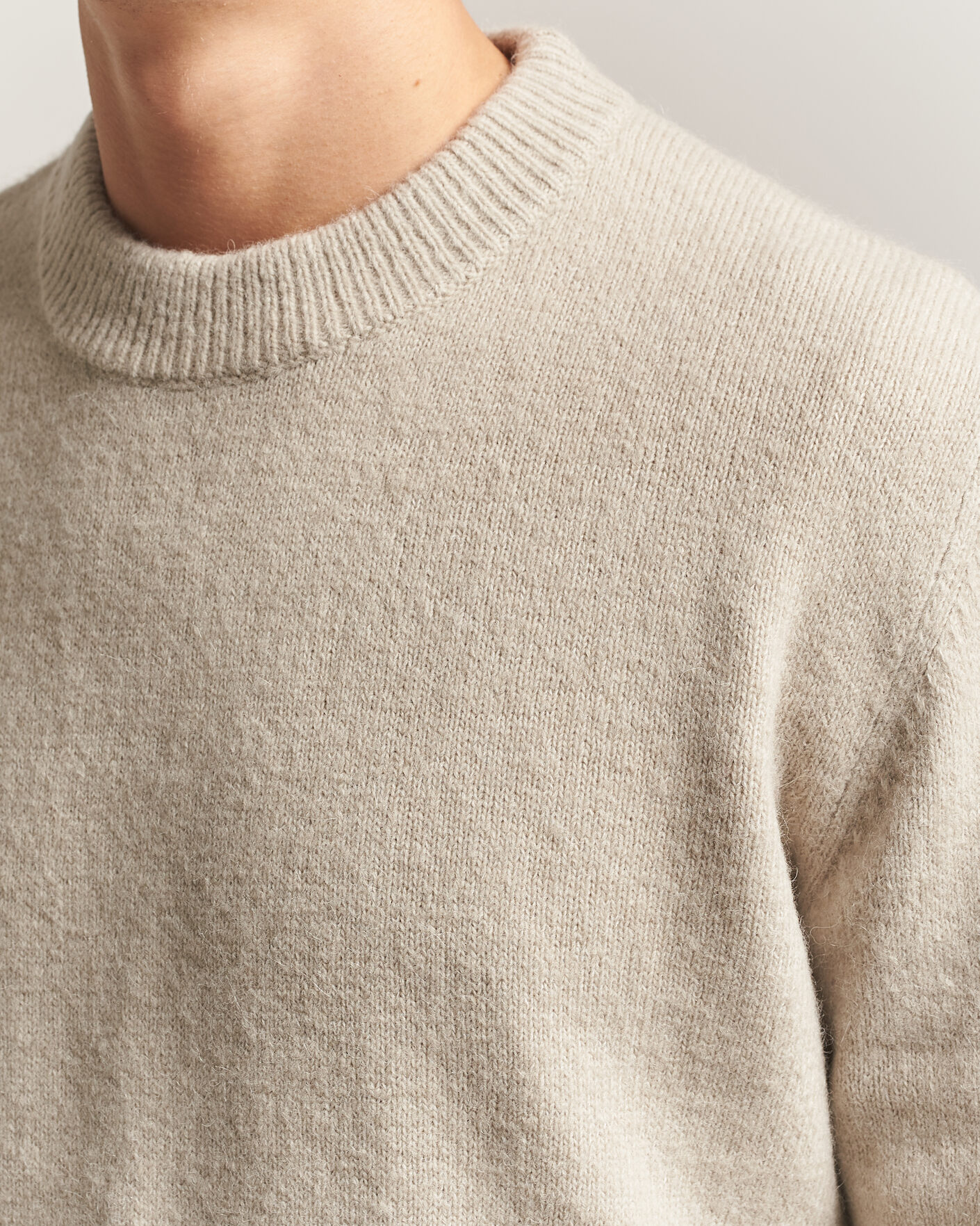 Homme | Pulls Et Tricots | Sunflower | Moon Alpaca Sweater Pebble