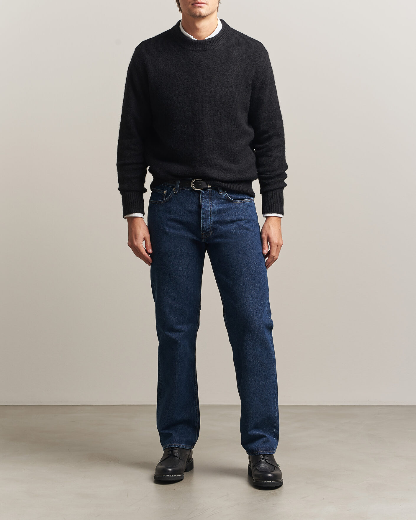 Heren | Truien | Sunflower | Moon Alpaca Sweater Black