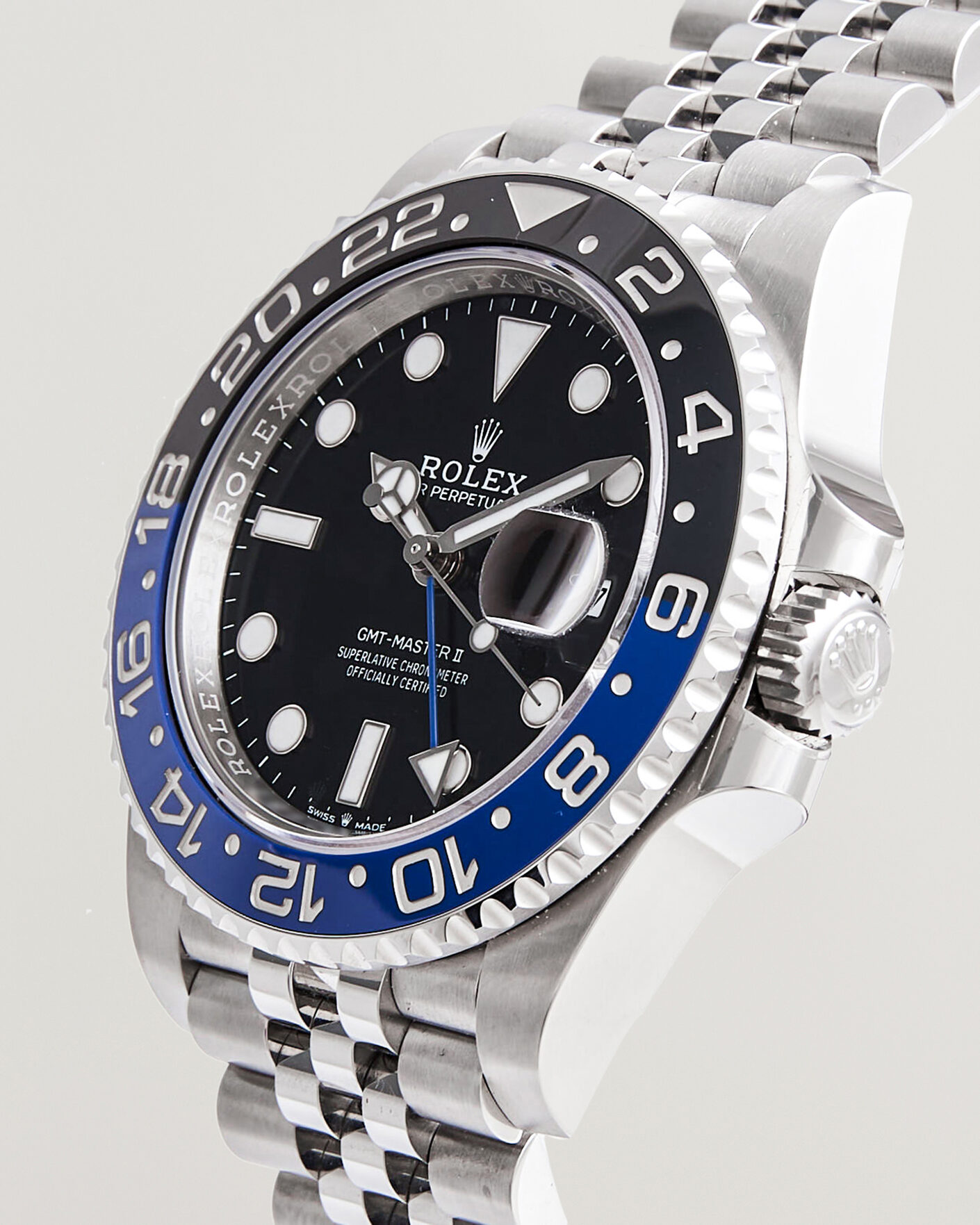 Homme | Pre-Owned & Vintage Watches | Rolex Pre-Owned | GMT-Master II Batgirl