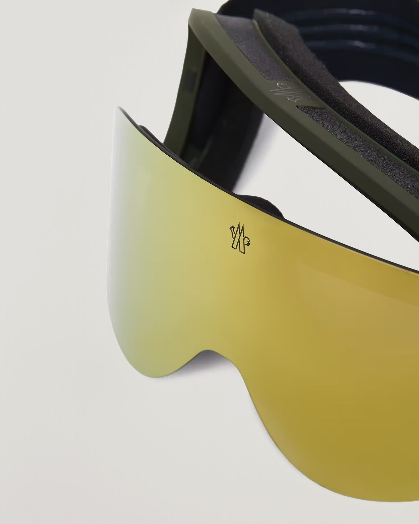 Heren | Zonnebrillen | Moncler Lunettes | Snowflare Ski Googles Black/Gold