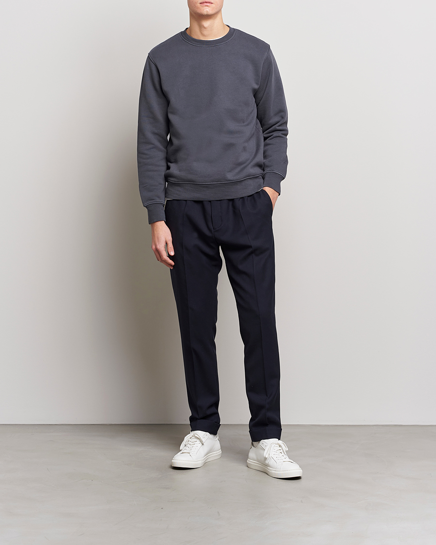 Homme | Pulls Et Tricots | Colorful Standard | 2-Pack Classic Organic Crew Neck Sweat Lava Grey/Optical White