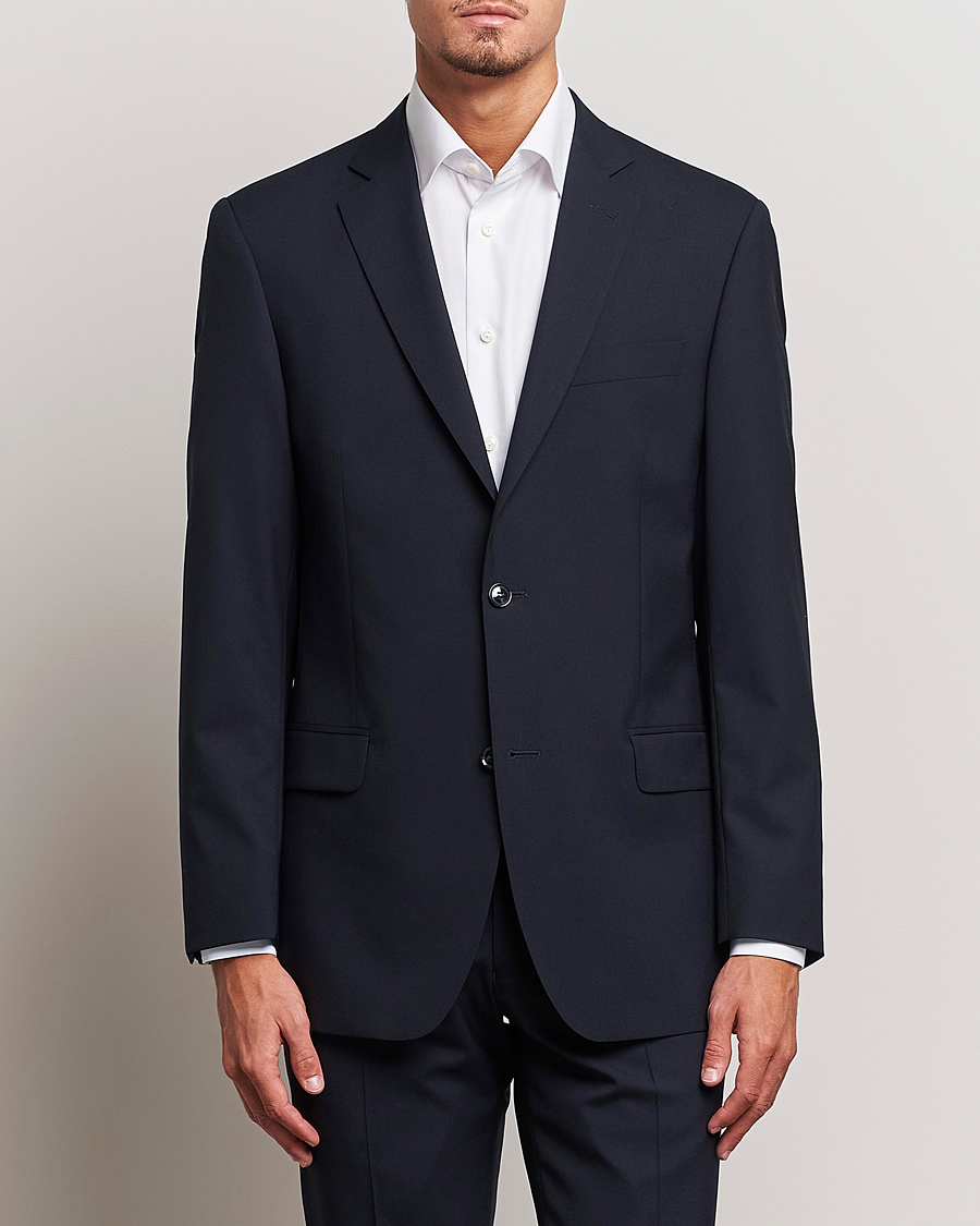 Homme | Costumes | Oscar Jacobson | Joel Wool Suit Navy