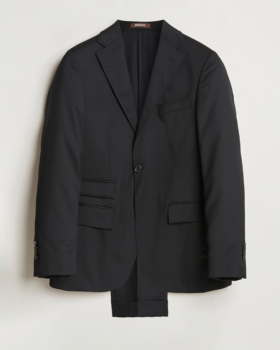 Homme | Costumes | Morris | Heritage Prestige Wool Suit Black