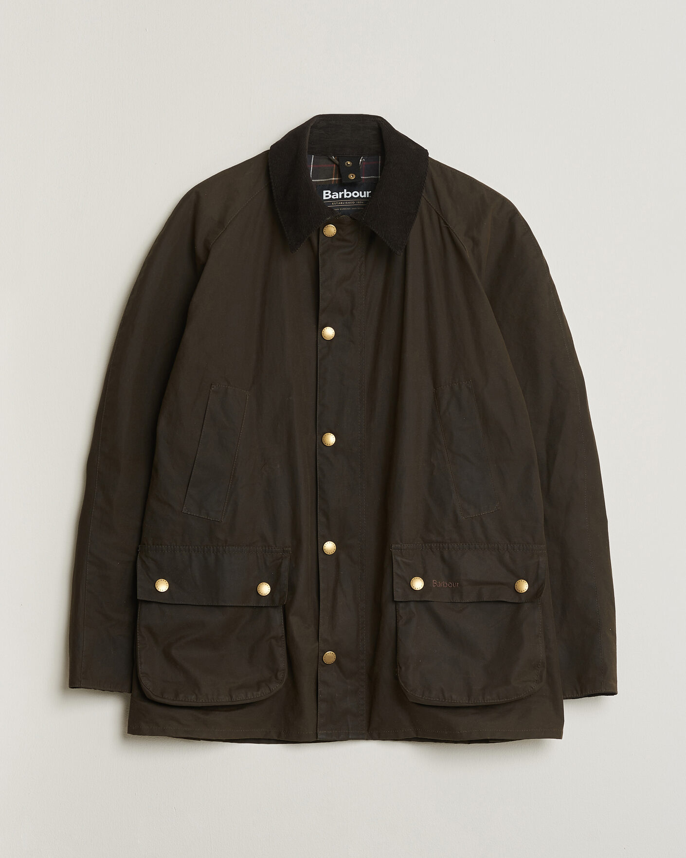 Heren | Pre-owned Jassen | Pre-owned | Barbour Lifestyle Ashby Wax Jacket Olive L