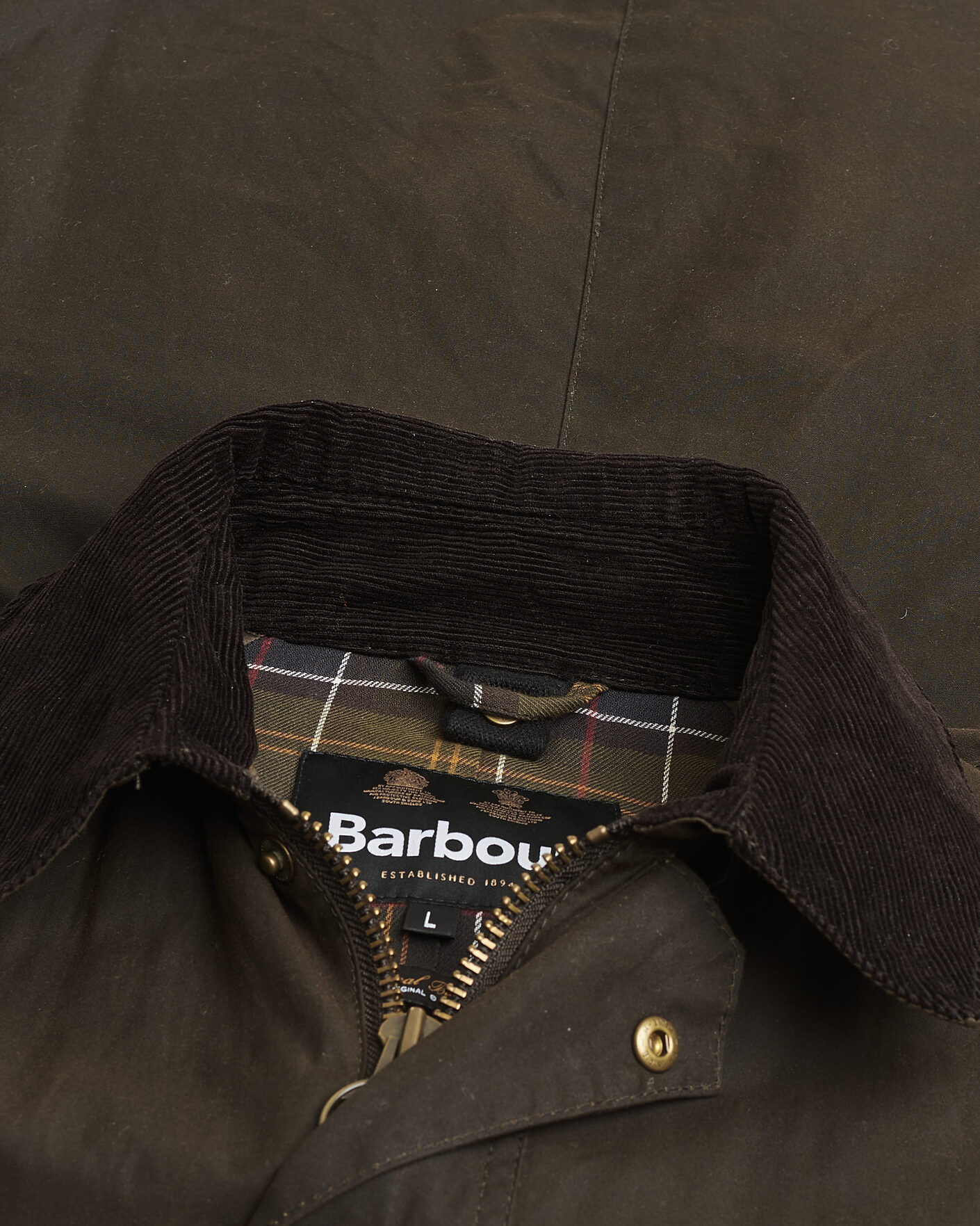 Homme | Pre-owned Manteaux Et Vestes | Pre-owned | Barbour Lifestyle Ashby Wax Jacket Olive L