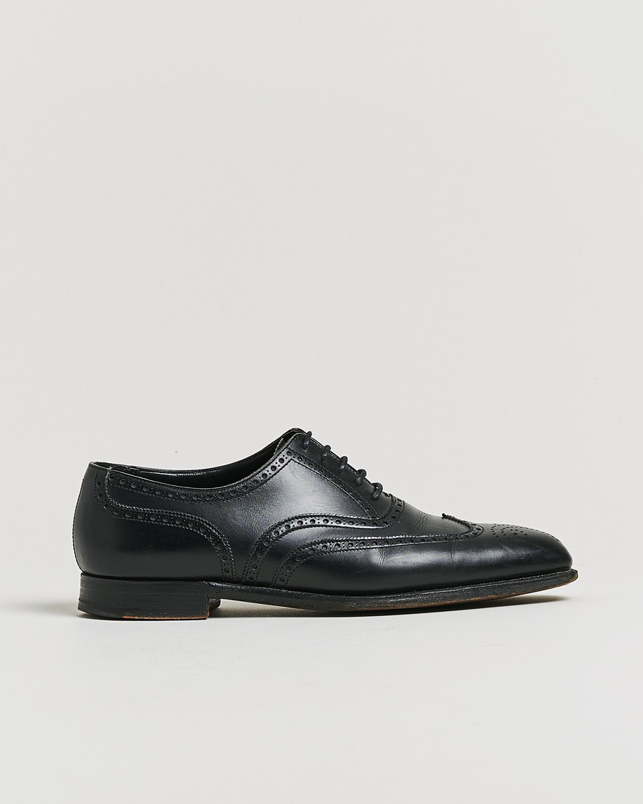 Heren | Pre-owned Schoenen | Pre-owned | Crockett & Jones Clifford Brogues Black Calf UK7 - EU41