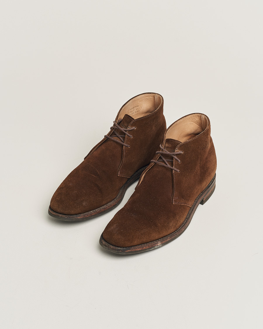 Homme | Loake 1880 Kempton Boot Brown Suede | Pre-owned | Loake 1880 Kempton Boot Brown Suede