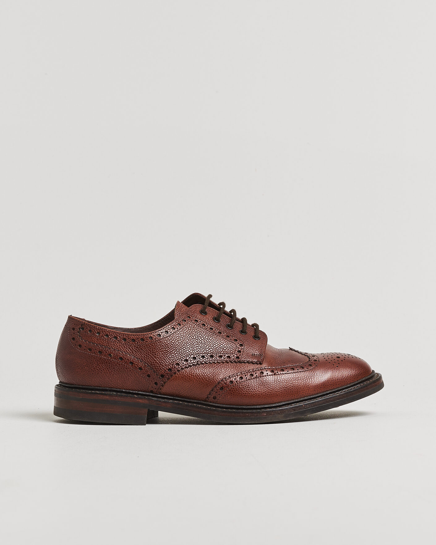 Homme | Pre-owned Chaussures cousues trépointe | Pre-owned | Loake 1880 Badminton Brogue Dark Brown Grain UK10,5 - EU44,5